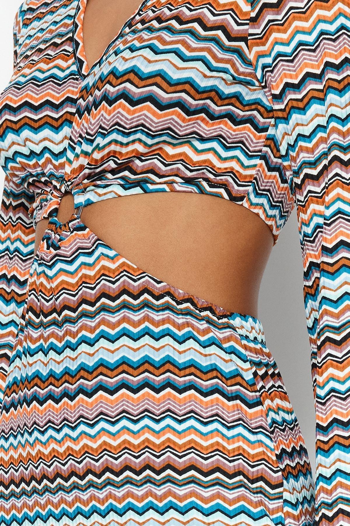Multicolour A-Line Dress, , large image number 3
