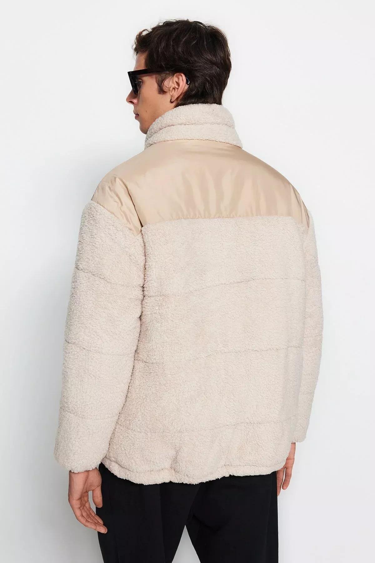 Beige Basic Jacket, Beige, large image number 5