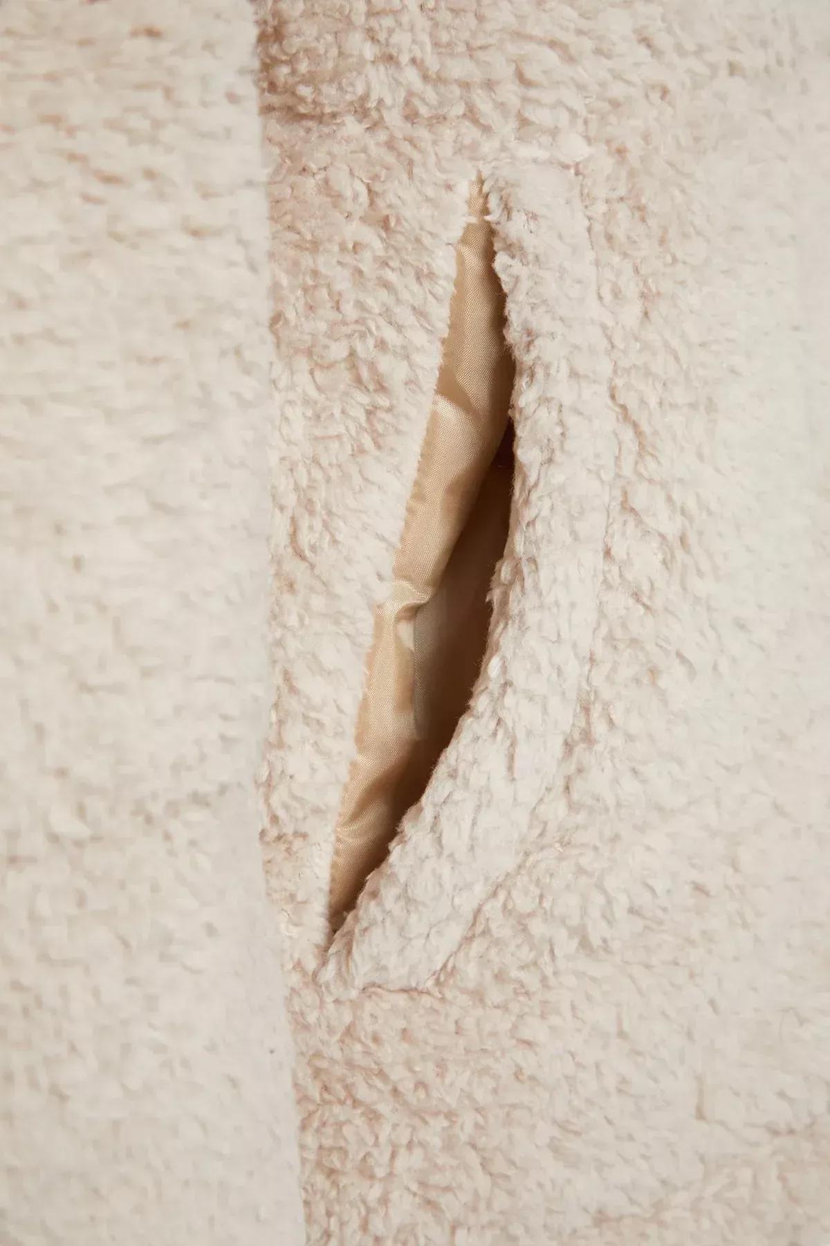 Beige Basic Jacket, Beige, large image number 7