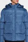 Trendyol - Blue Basic Hooded Jacket