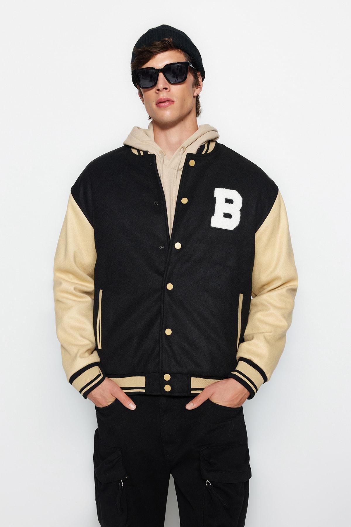 Black Bomber Jacket, , large image number 0