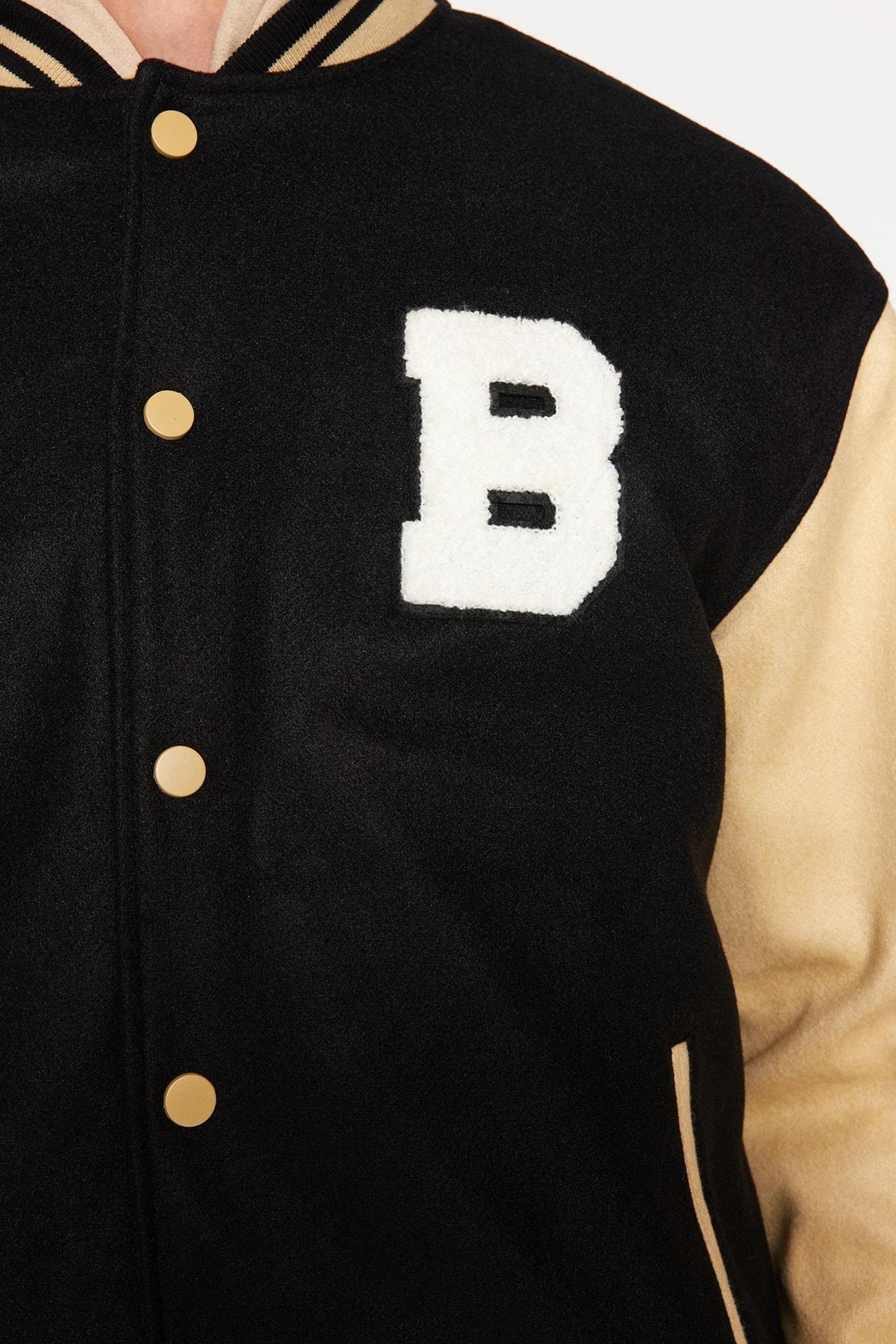 Black Bomber Jacket, , large image number 2