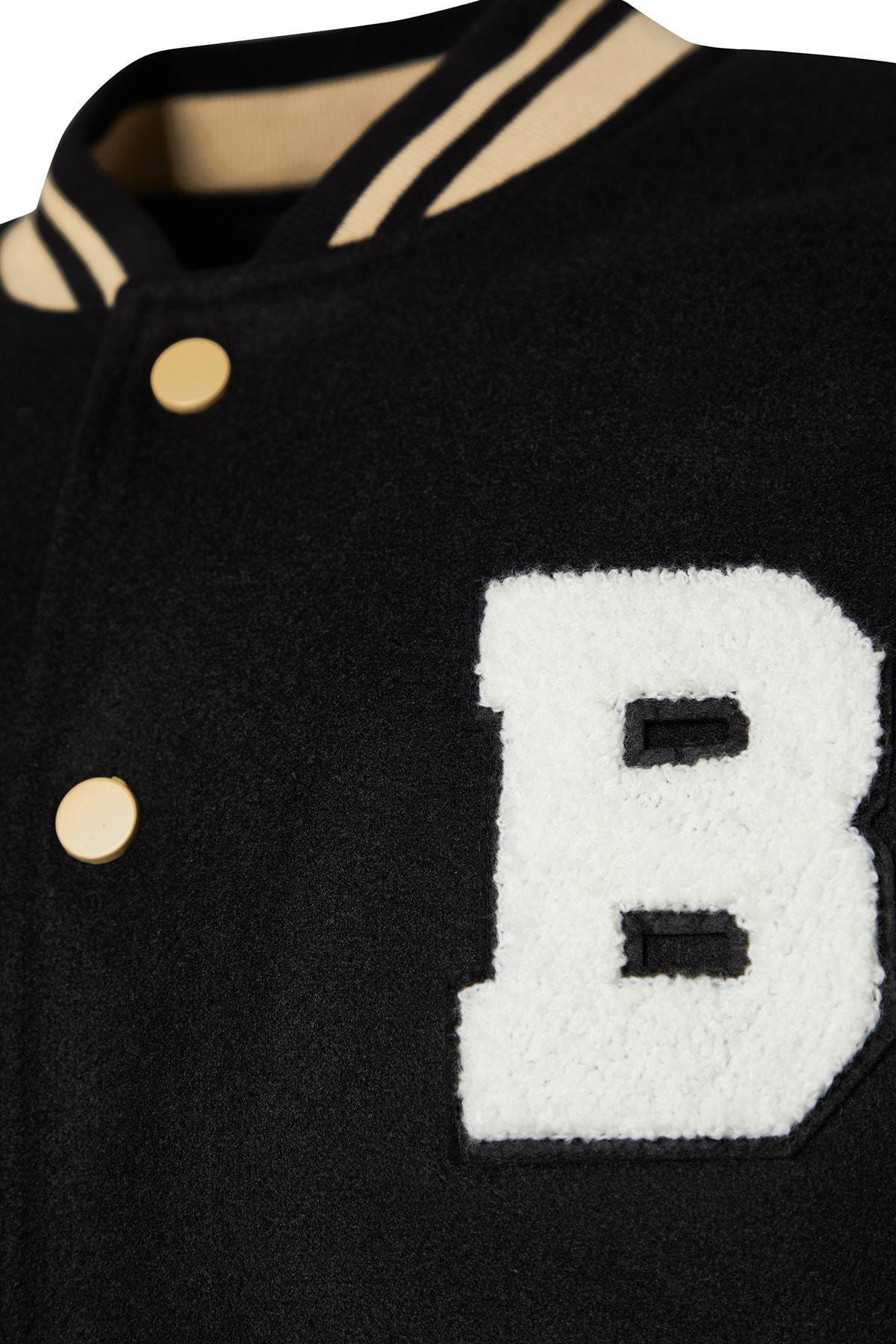 Black Bomber Jacket, , large image number 6
