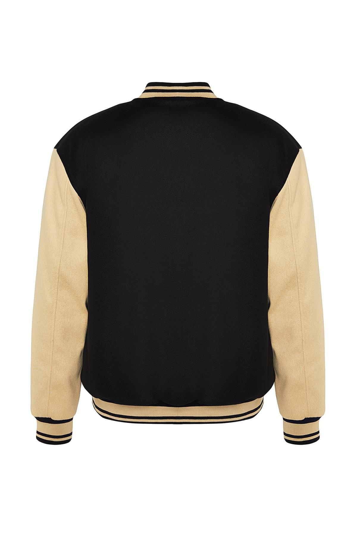Black Bomber Jacket, , large image number 7