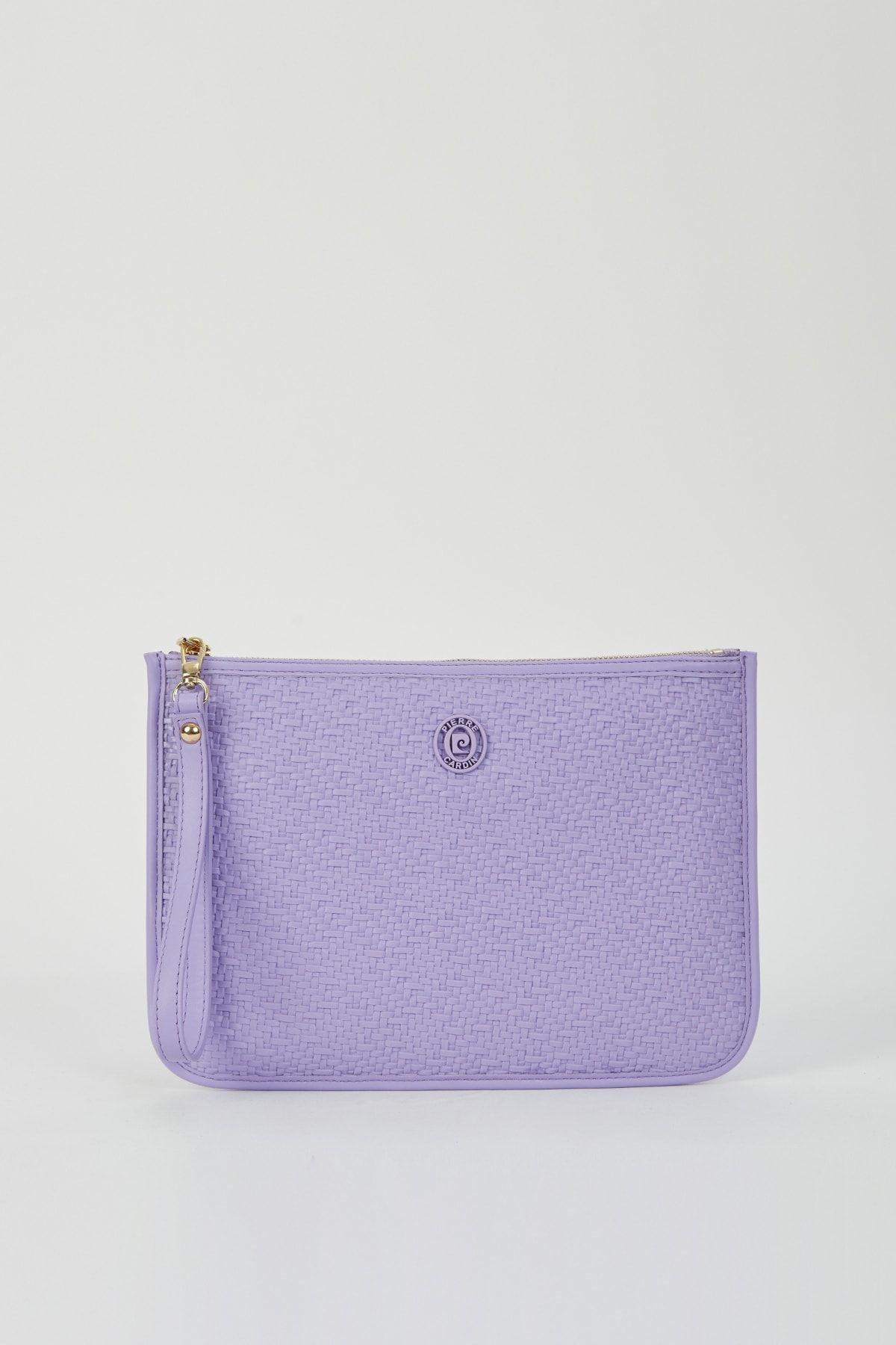 Lavender Straw Clutch Bag, C101_6804, large image number 0