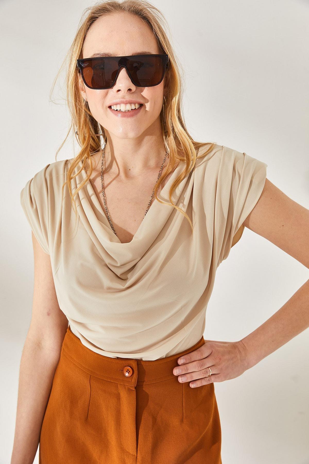 Grey Regular Blouse, , large image number 2