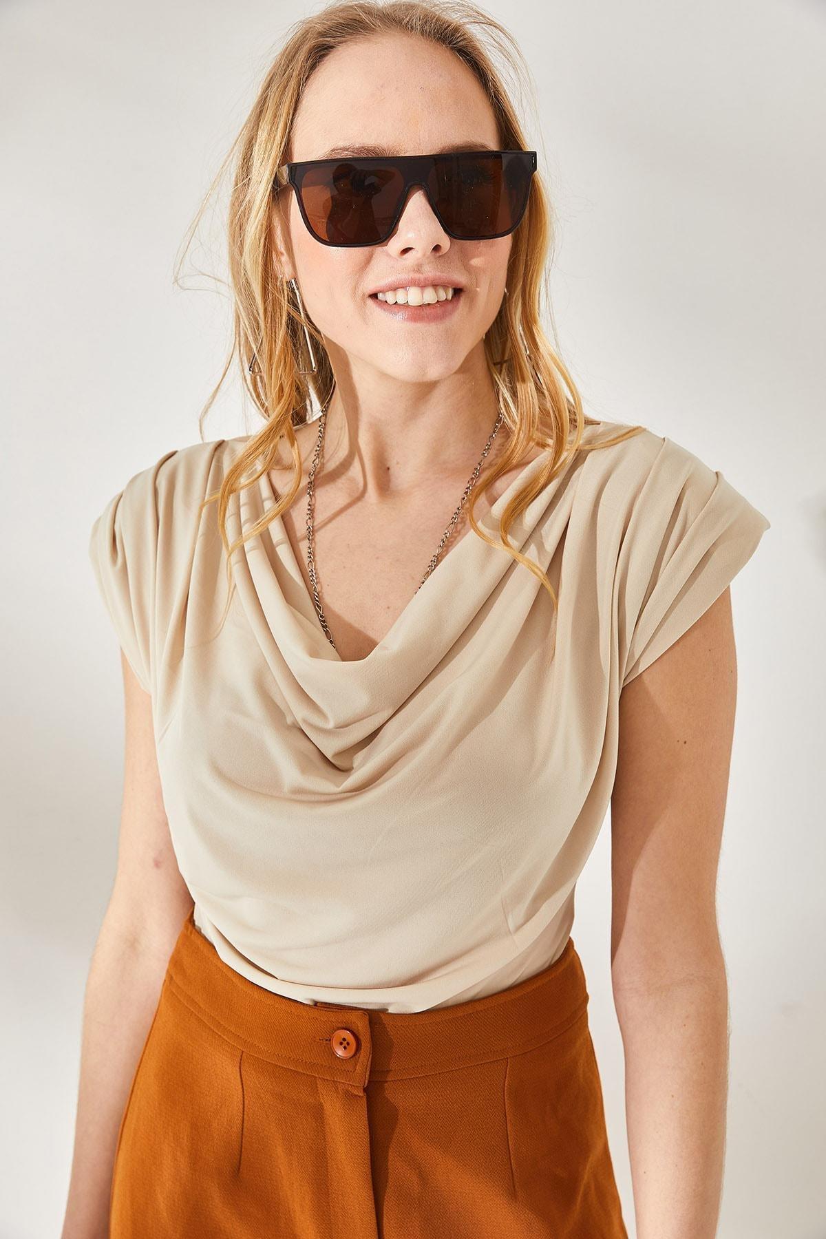 Grey Regular Blouse, , large image number 3