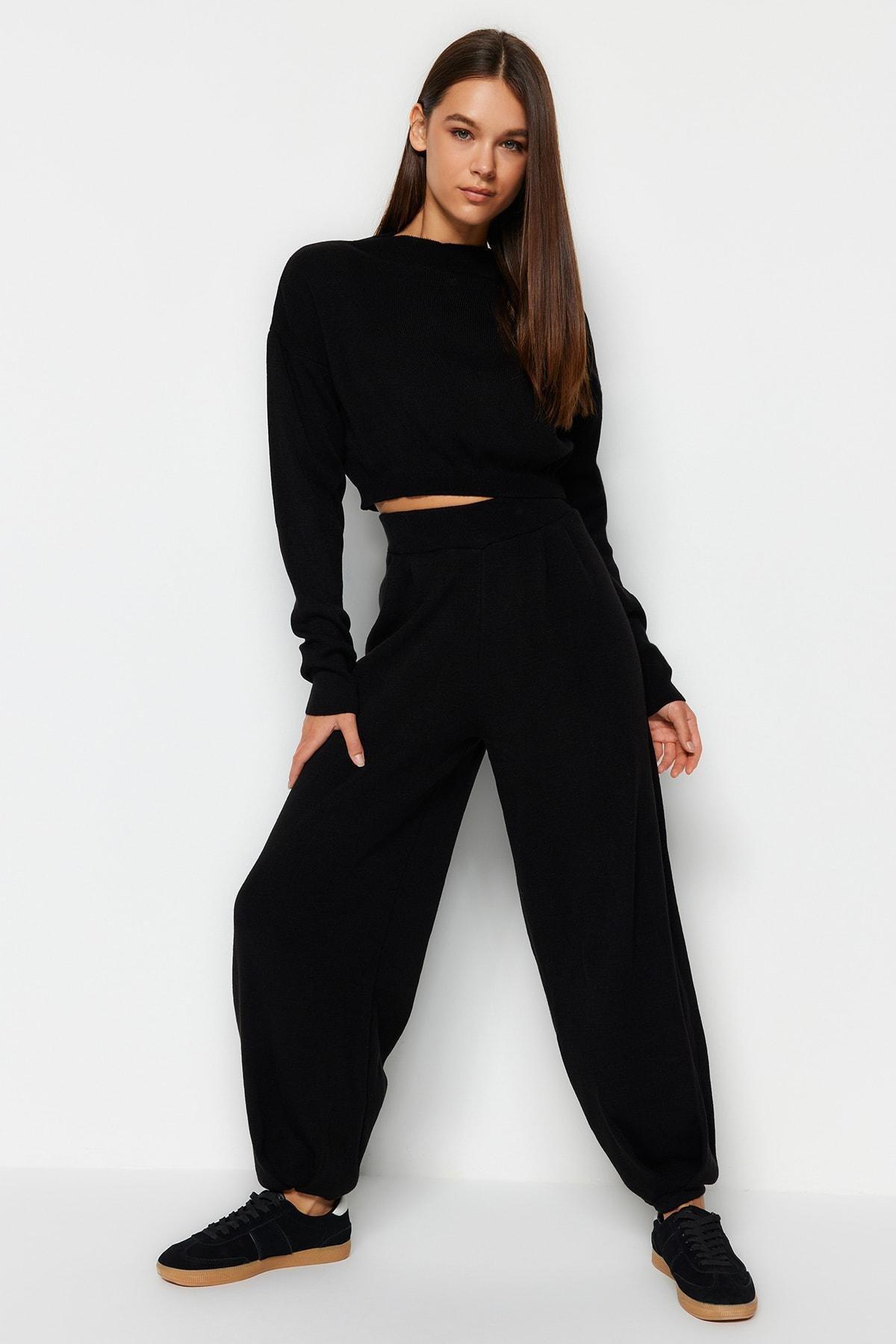 Black Regular Co-Ord Set, , large image number 0