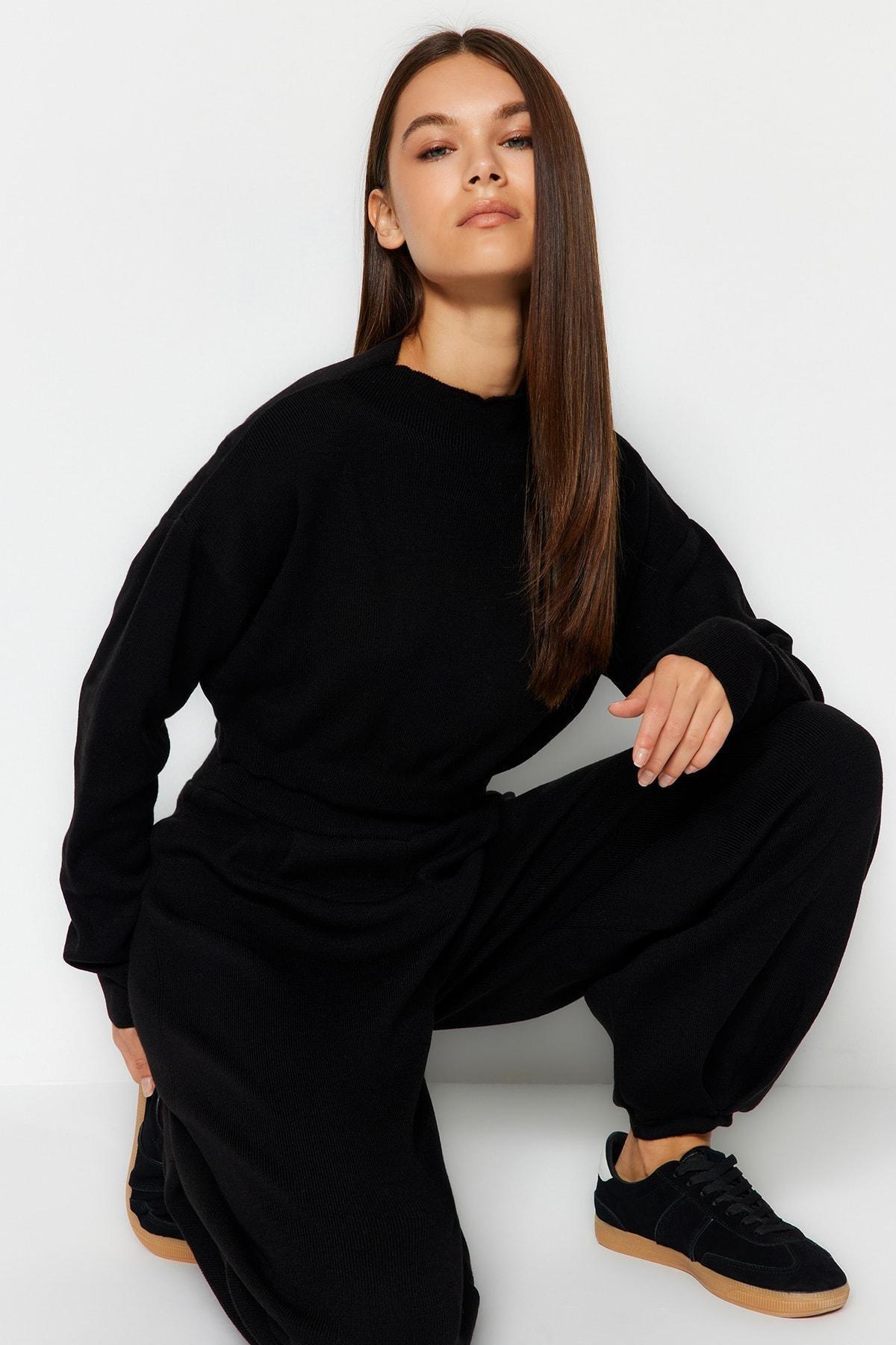 Black Regular Co-Ord Set, , large image number 2