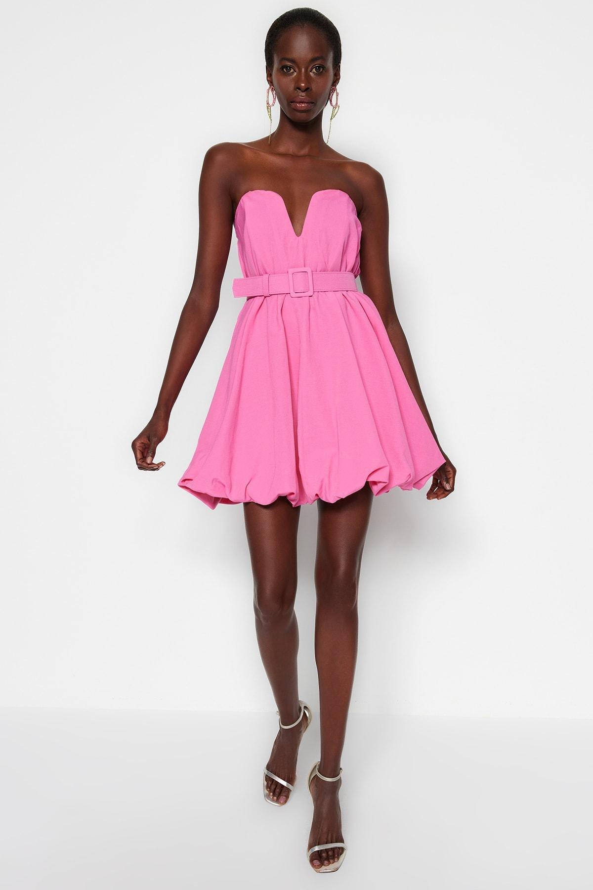 Pink Skater Dress, , large image number 0