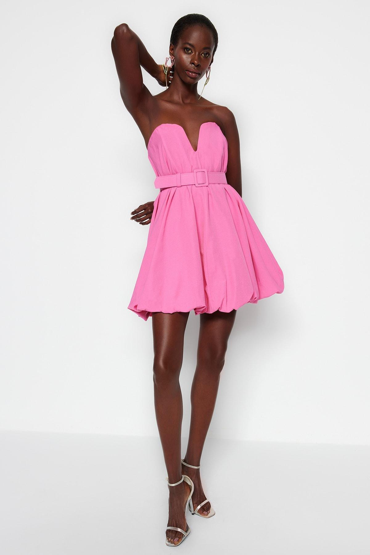 Pink Skater Dress, , large image number 1