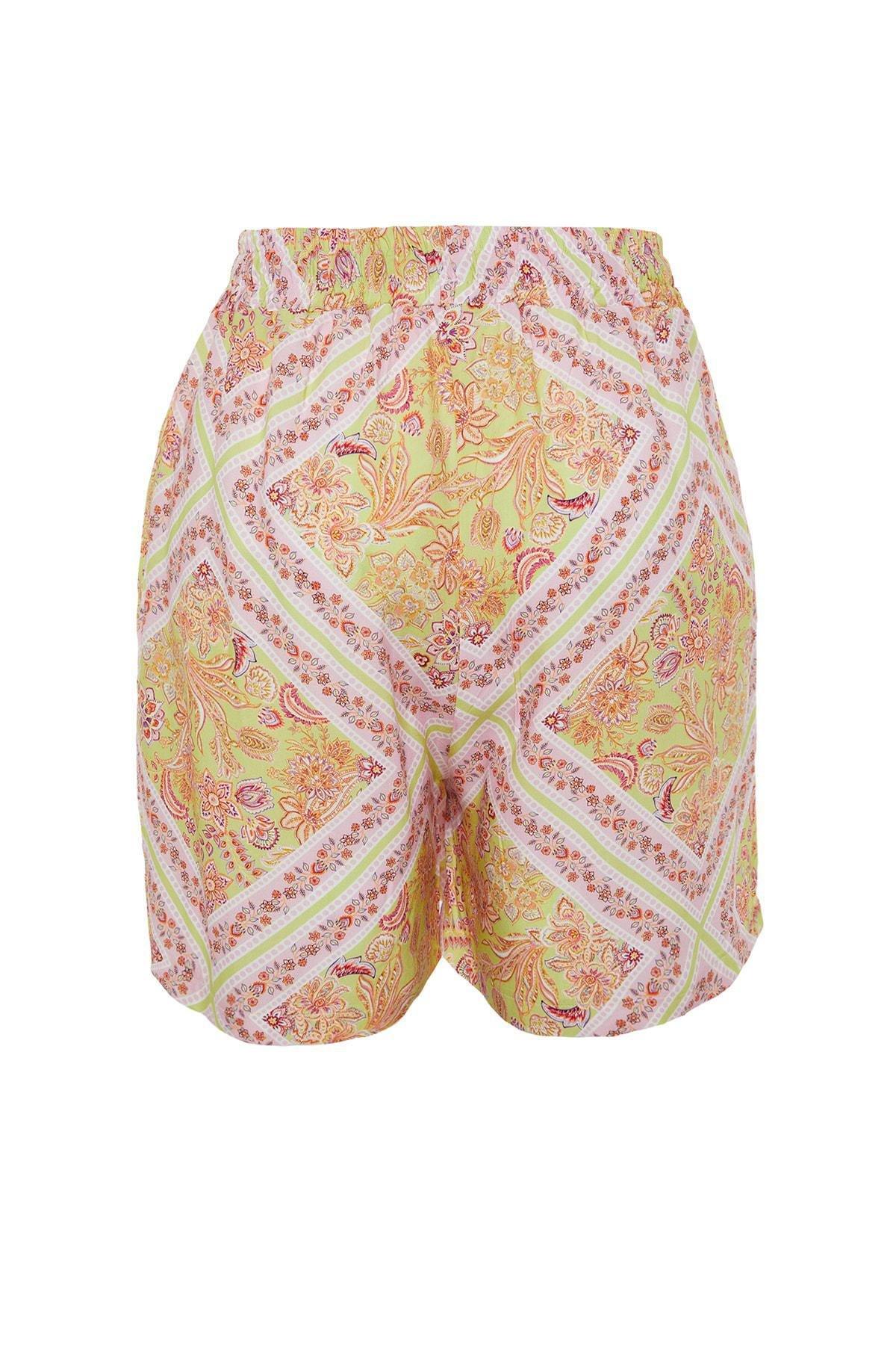 Trendyol - Multicolour Paisley Pattern Shorts