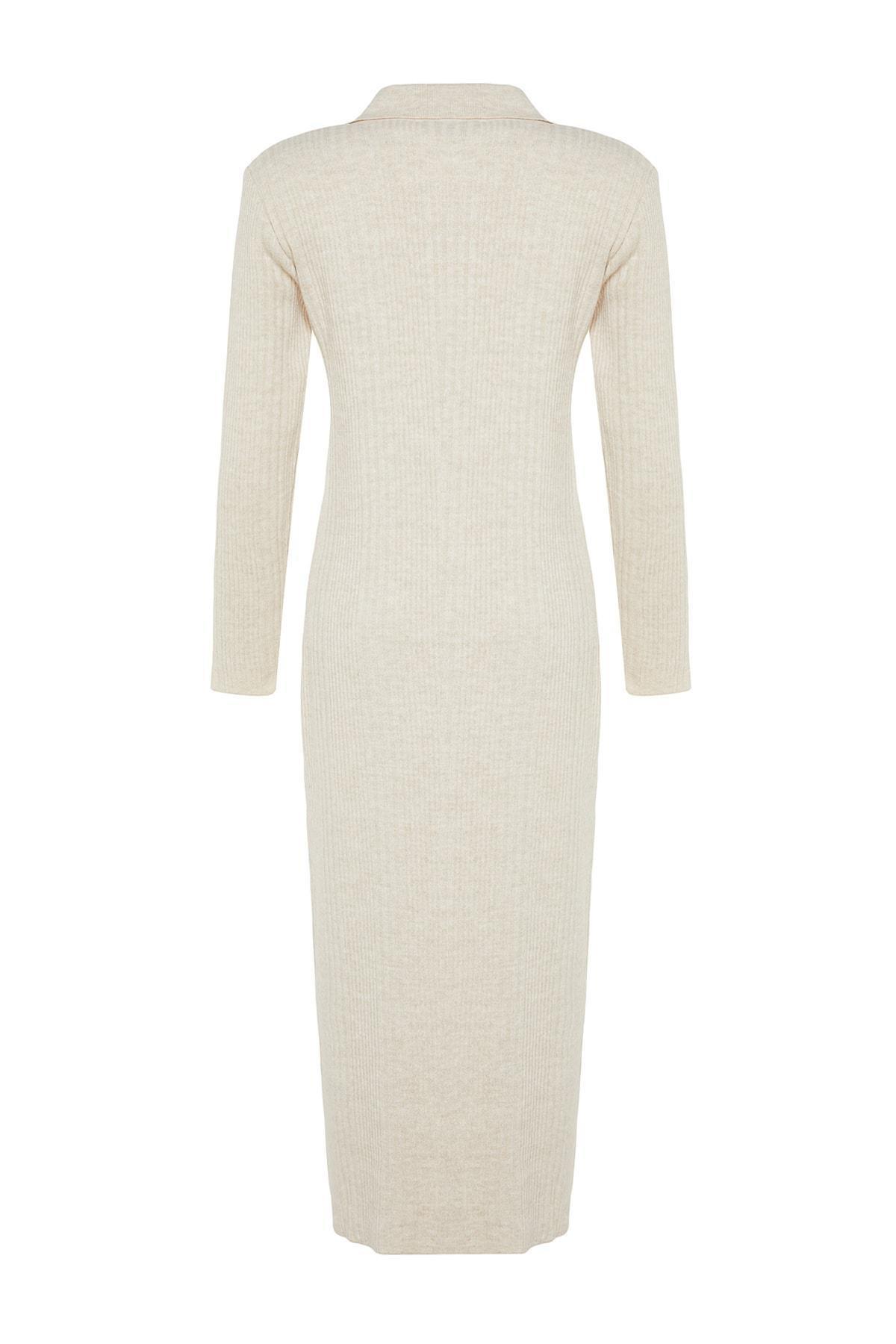 Beige Shift Dress, , large image number 7