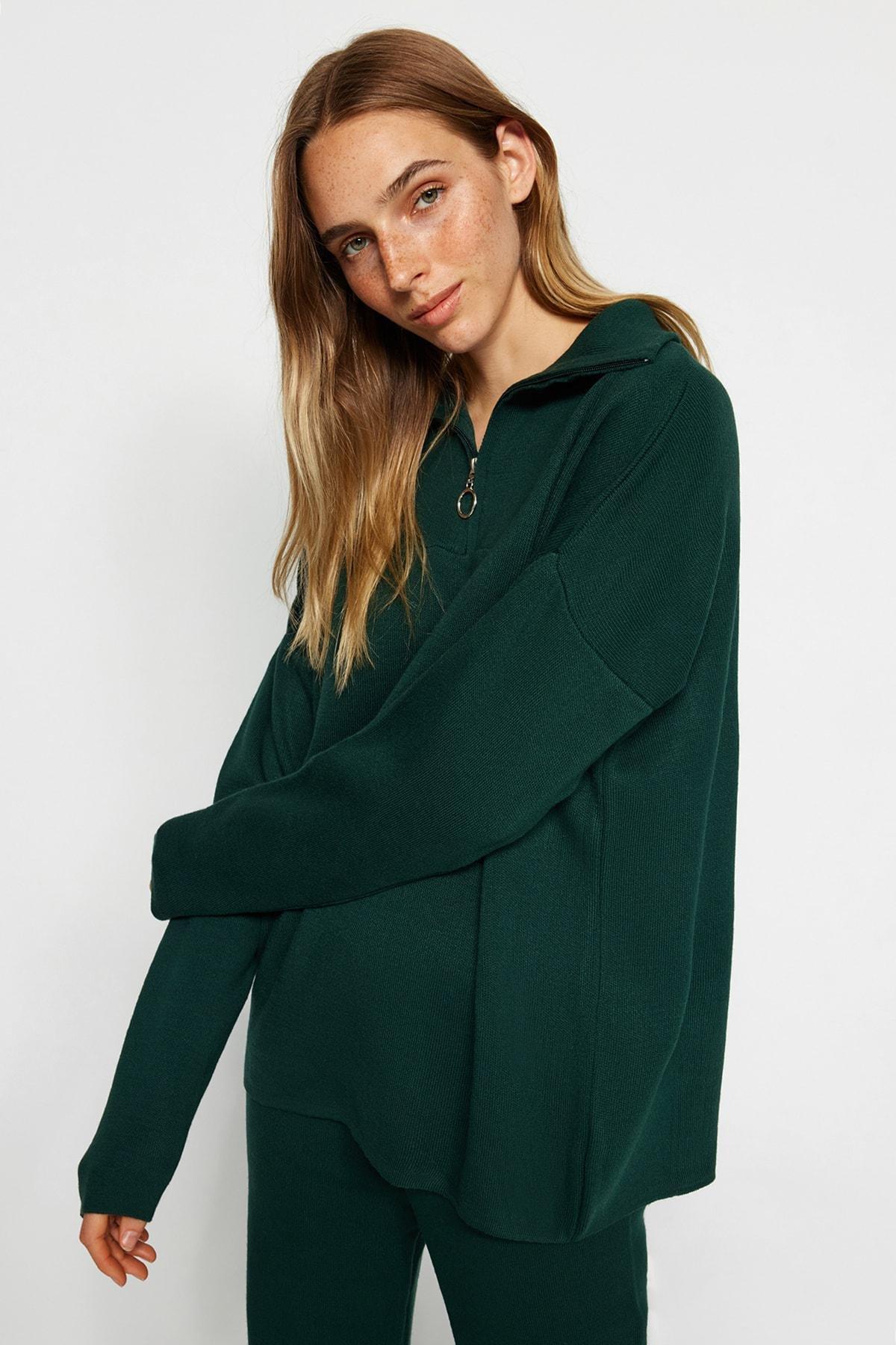 Green Wide Fit Co-Ord Set, , large image number 1