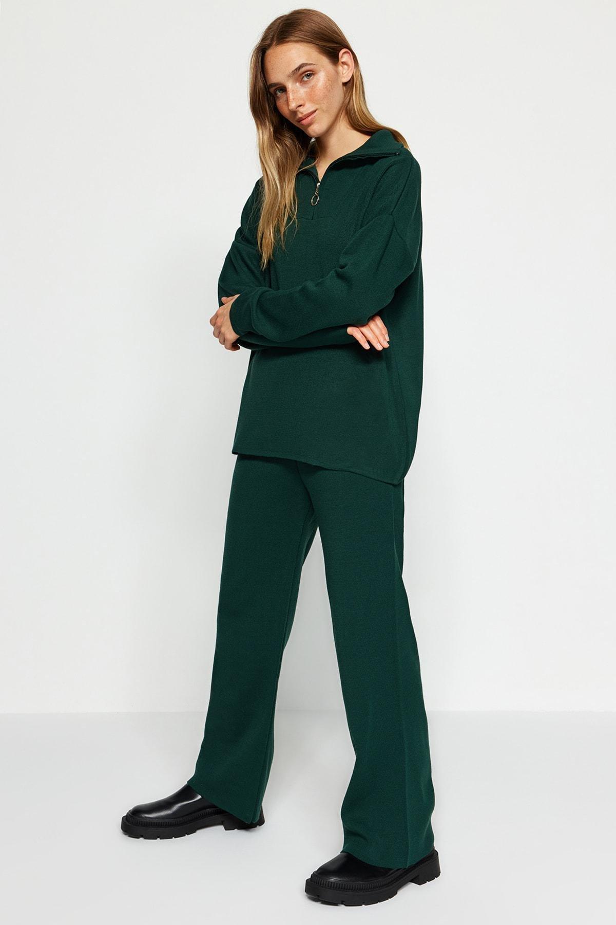 Green Wide Fit Co-Ord Set, , large image number 2