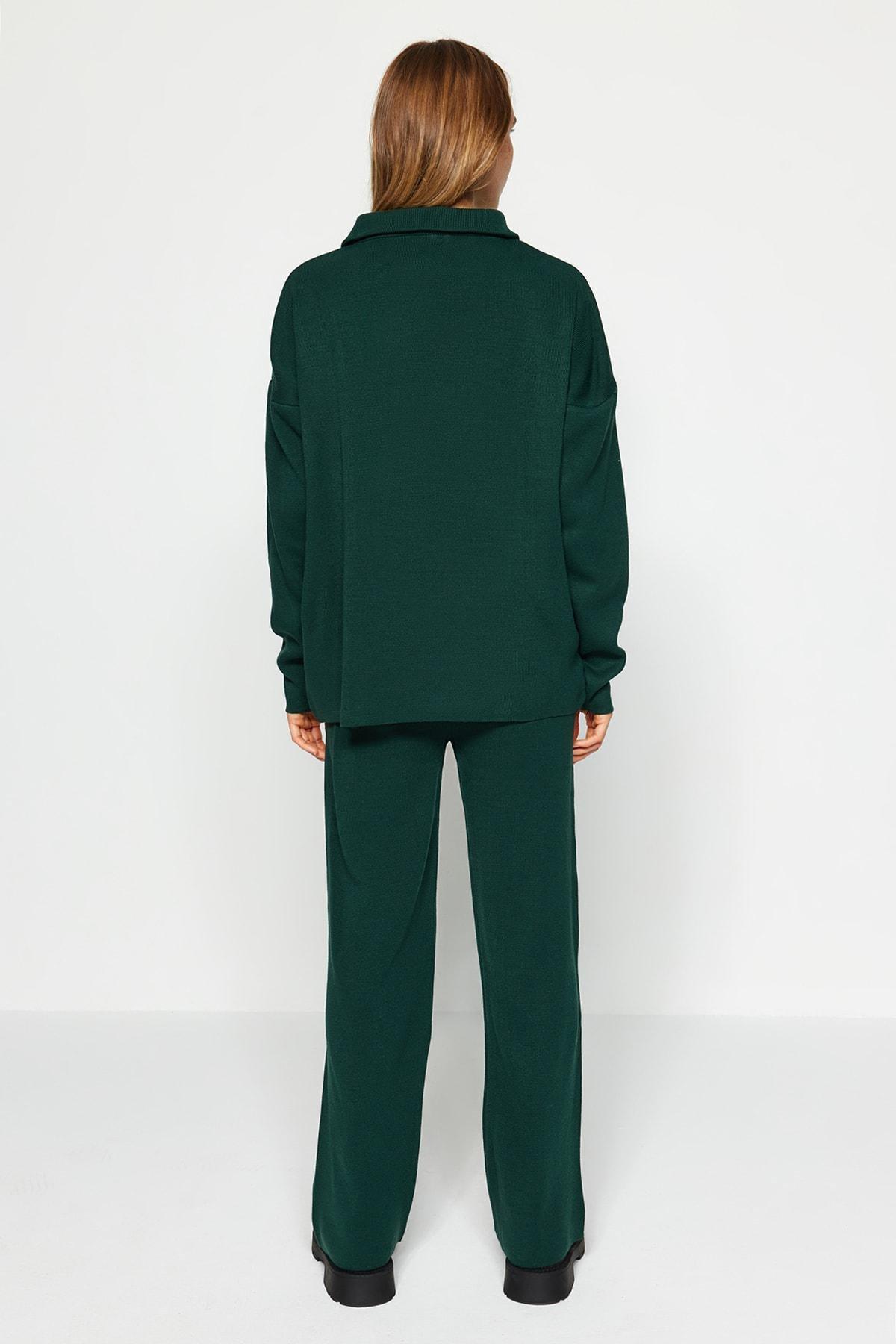 Green Wide Fit Co-Ord Set, , large image number 6