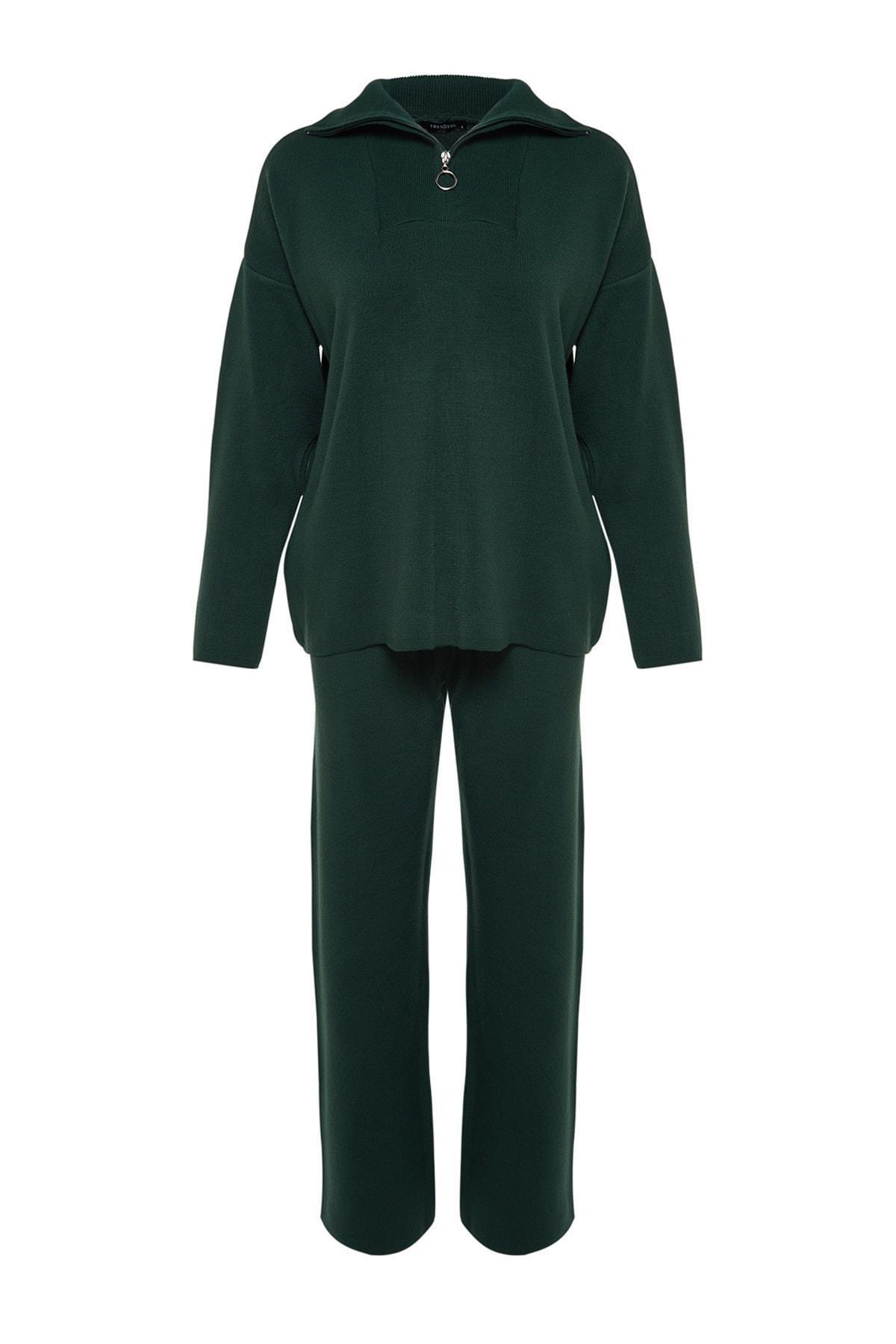 Green Wide Fit Co-Ord Set, , large image number 7