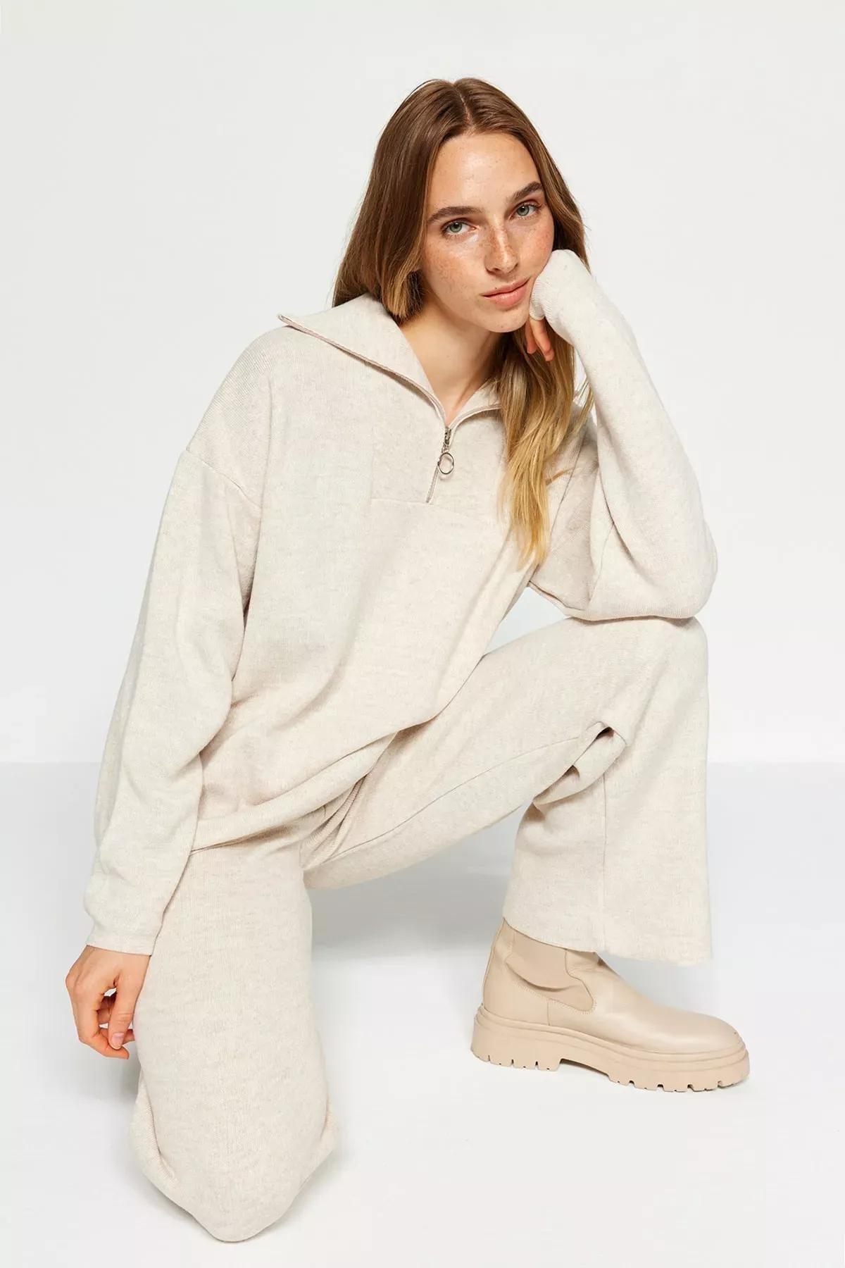 Ecru Co-Ord Set, STONE, medium