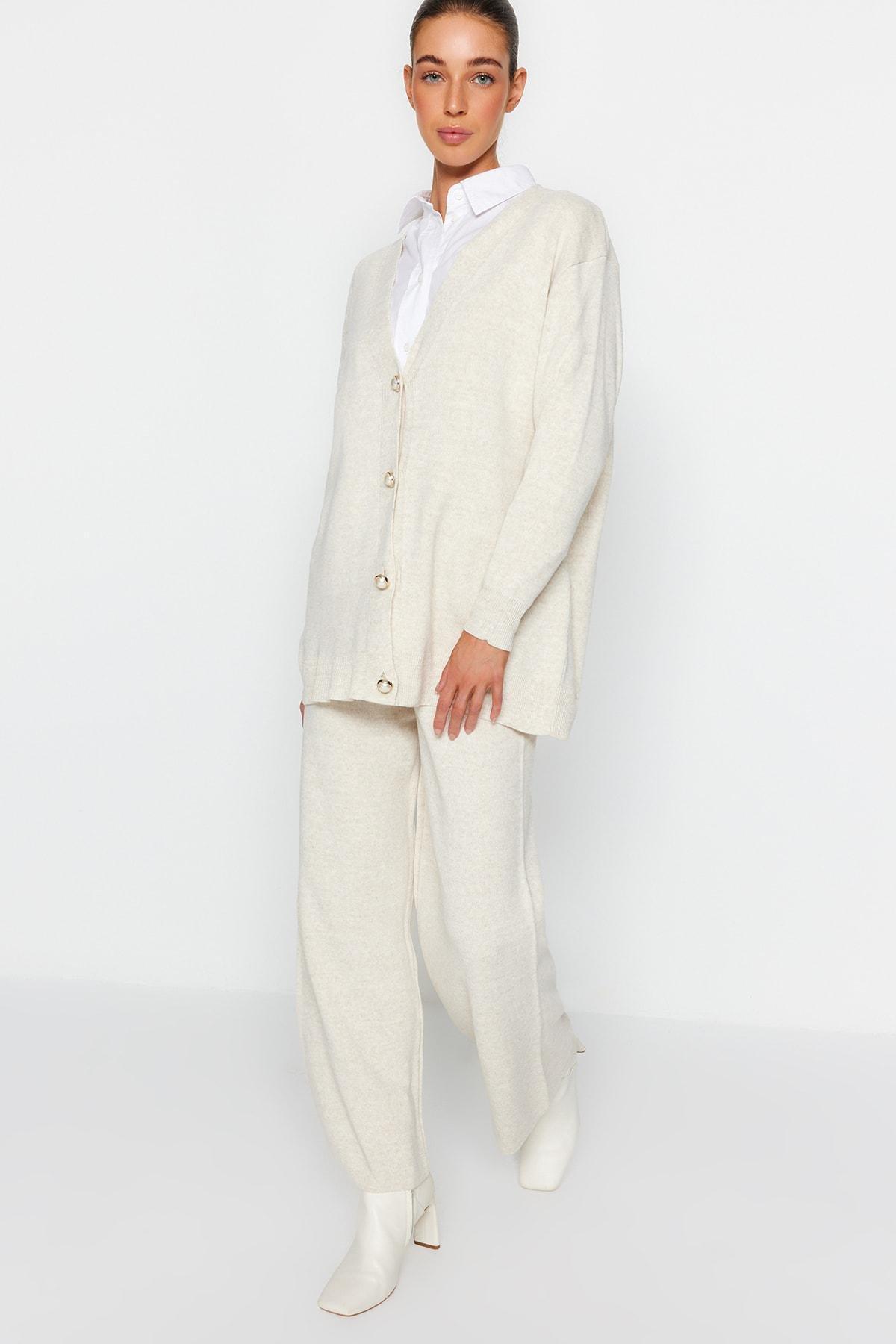 Cream Regular Co-Ord Set, , large image number 0