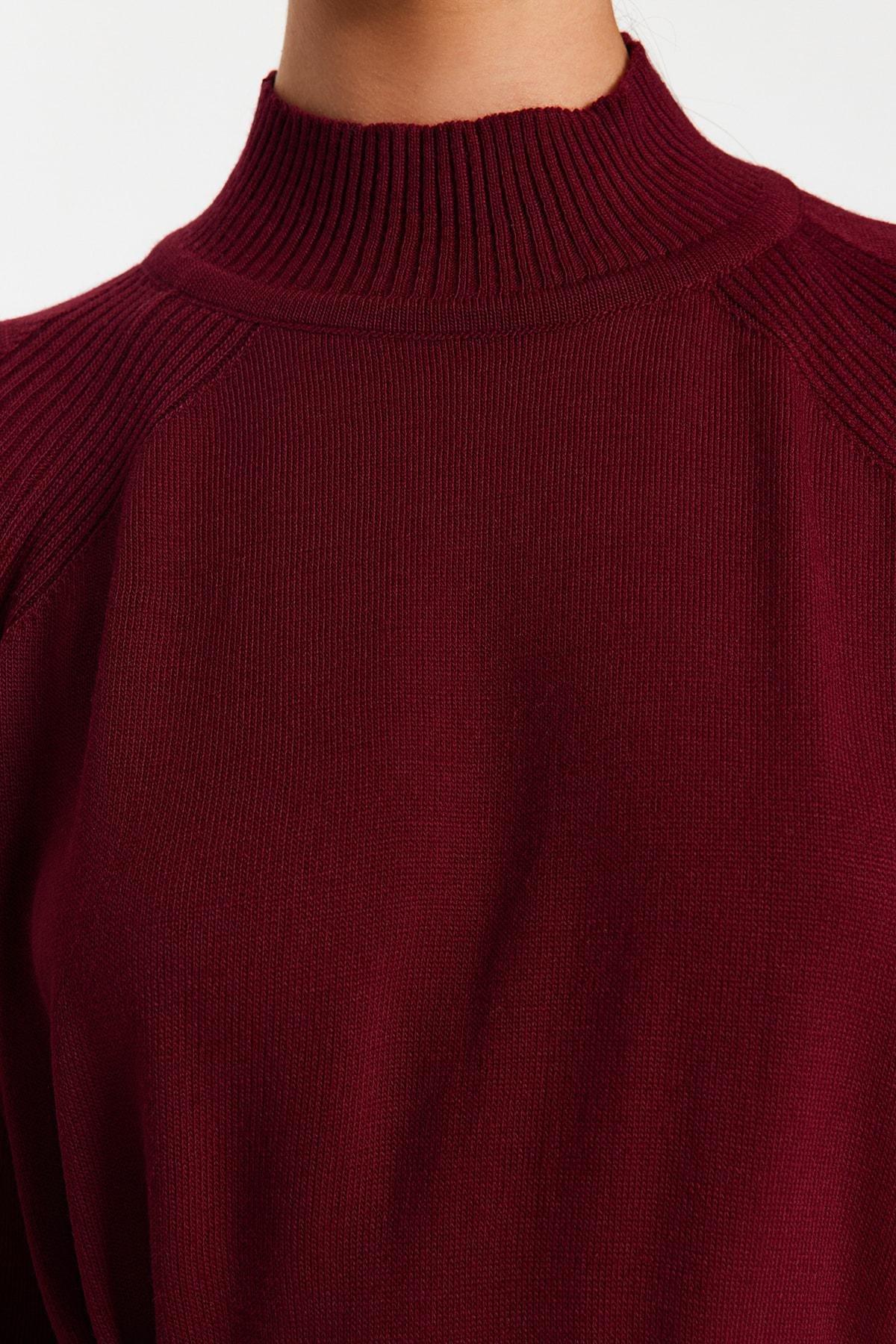 Burgundy Shift Dress, , large image number 3