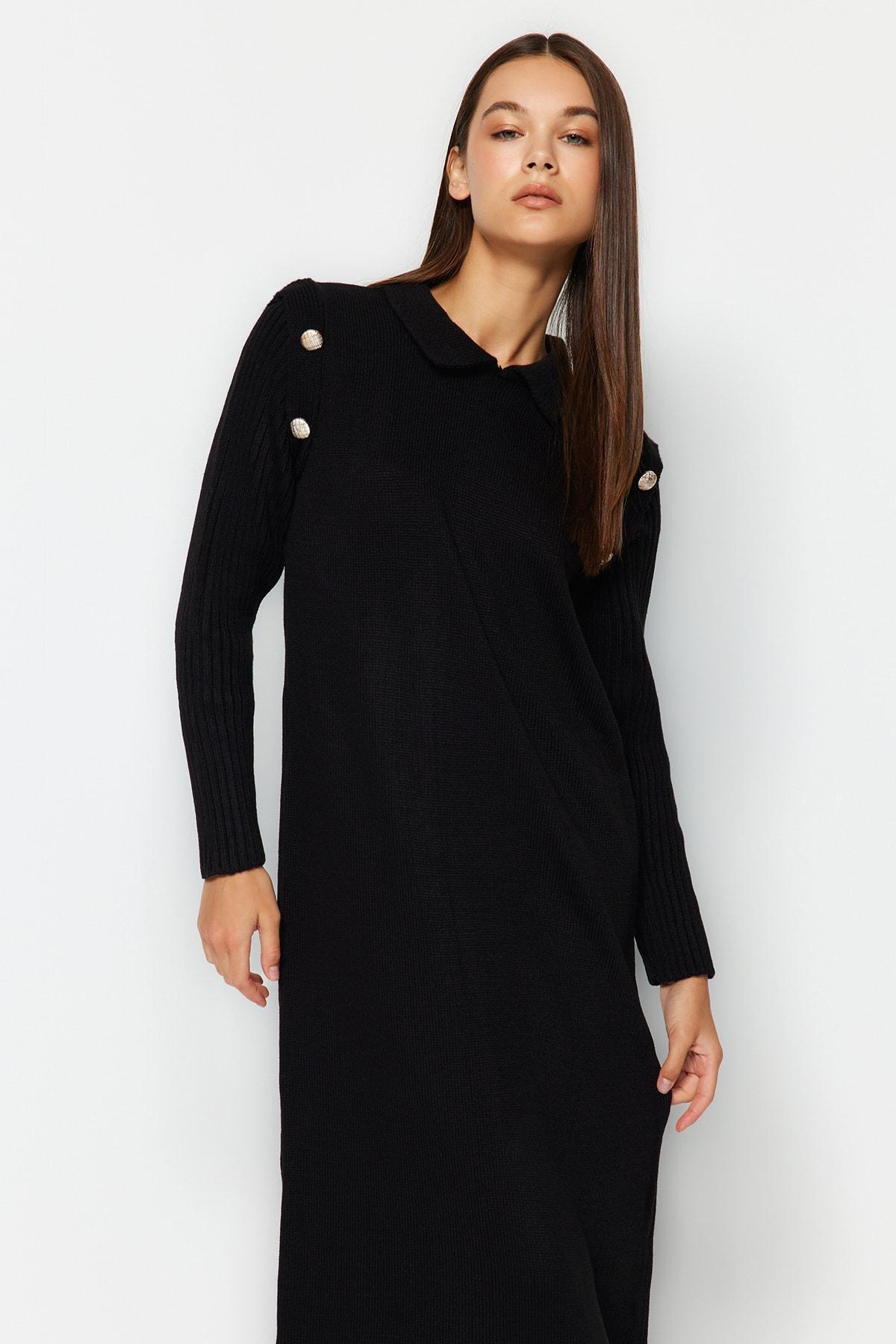 Black Shift Dress, , large image number 1