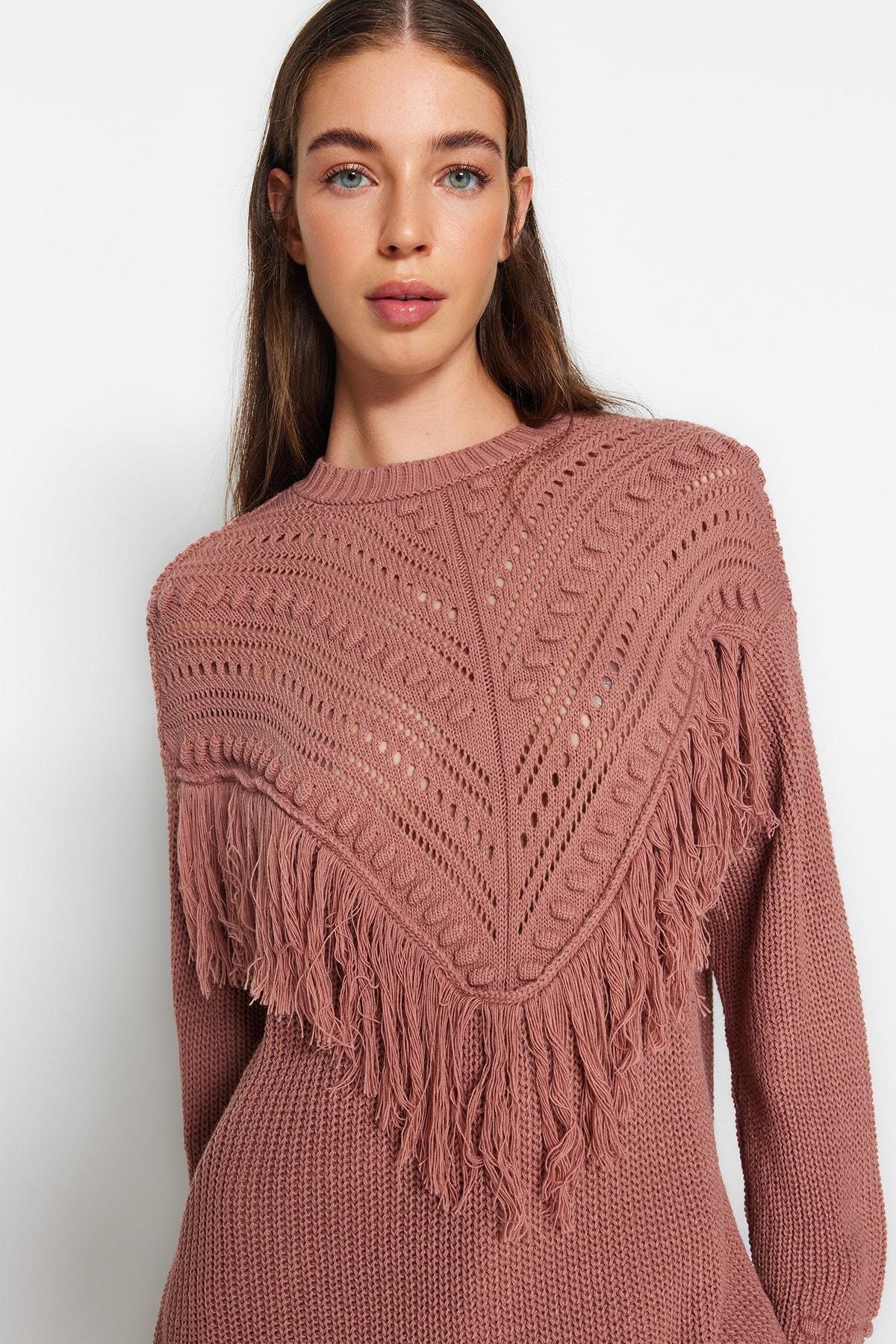 Pink Relaxed Sweater, Dried rose, large image number 2