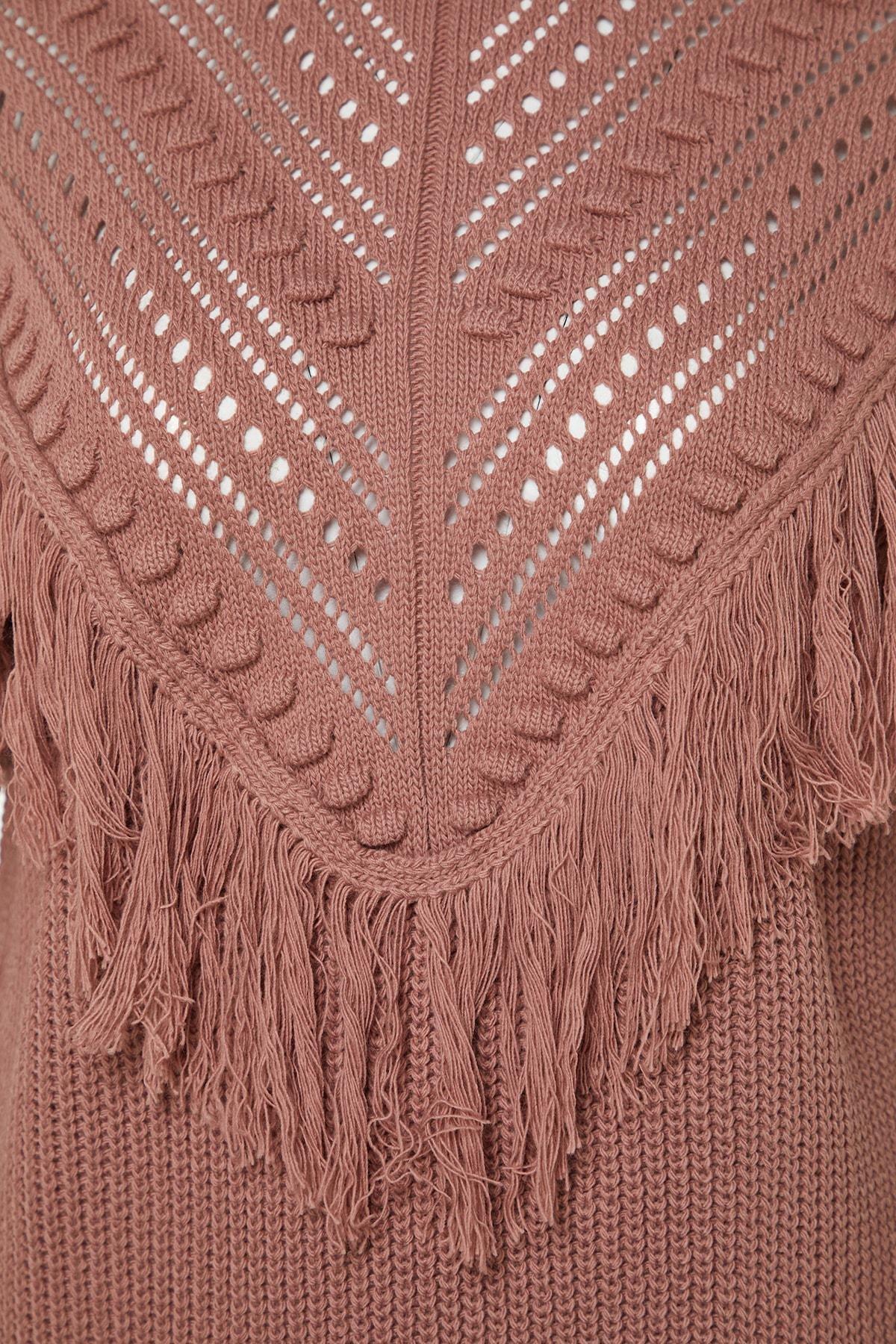 Pink Relaxed Sweater, Dried rose, large image number 4