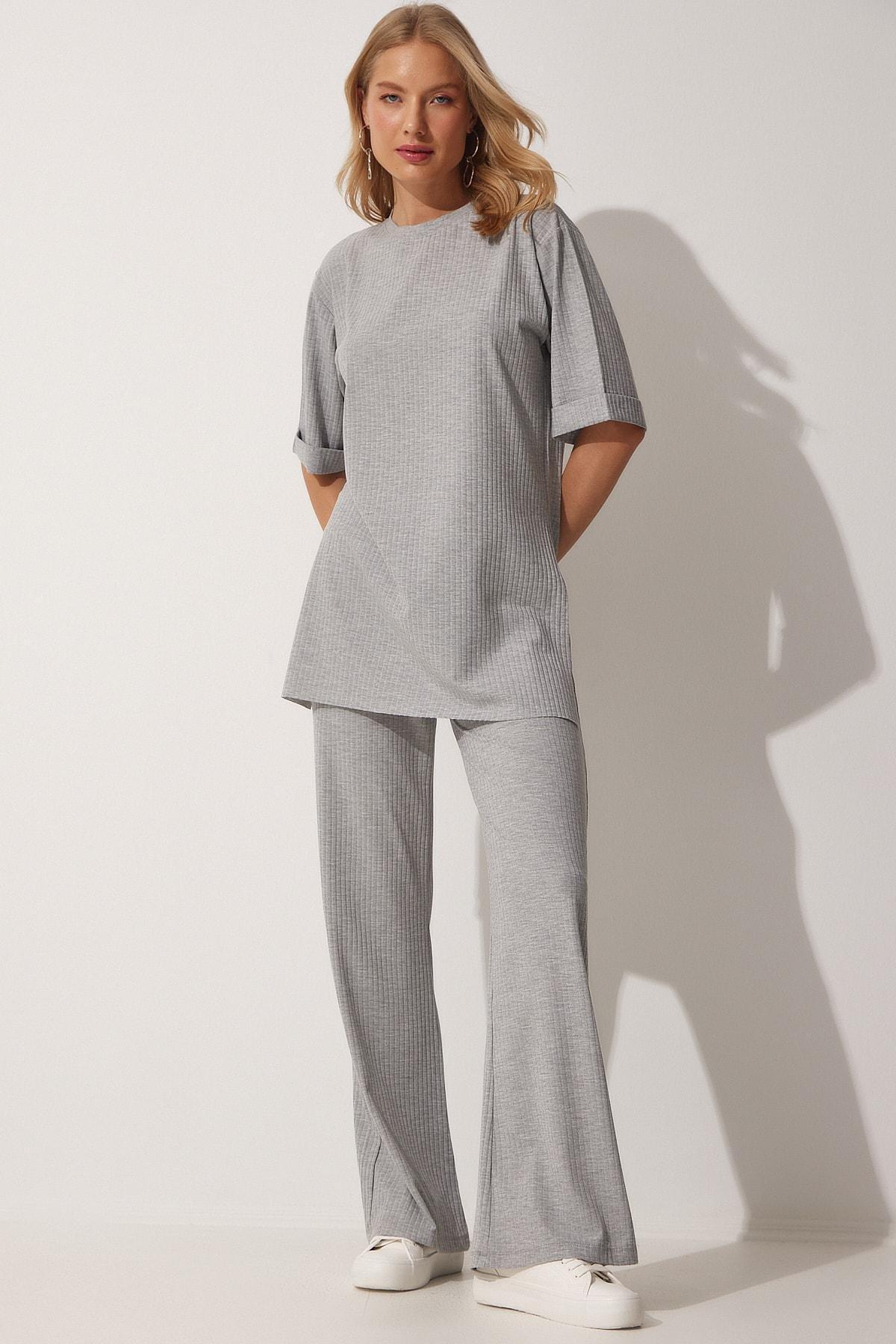 Grey Plain Co-Ord Set, , large image number 0