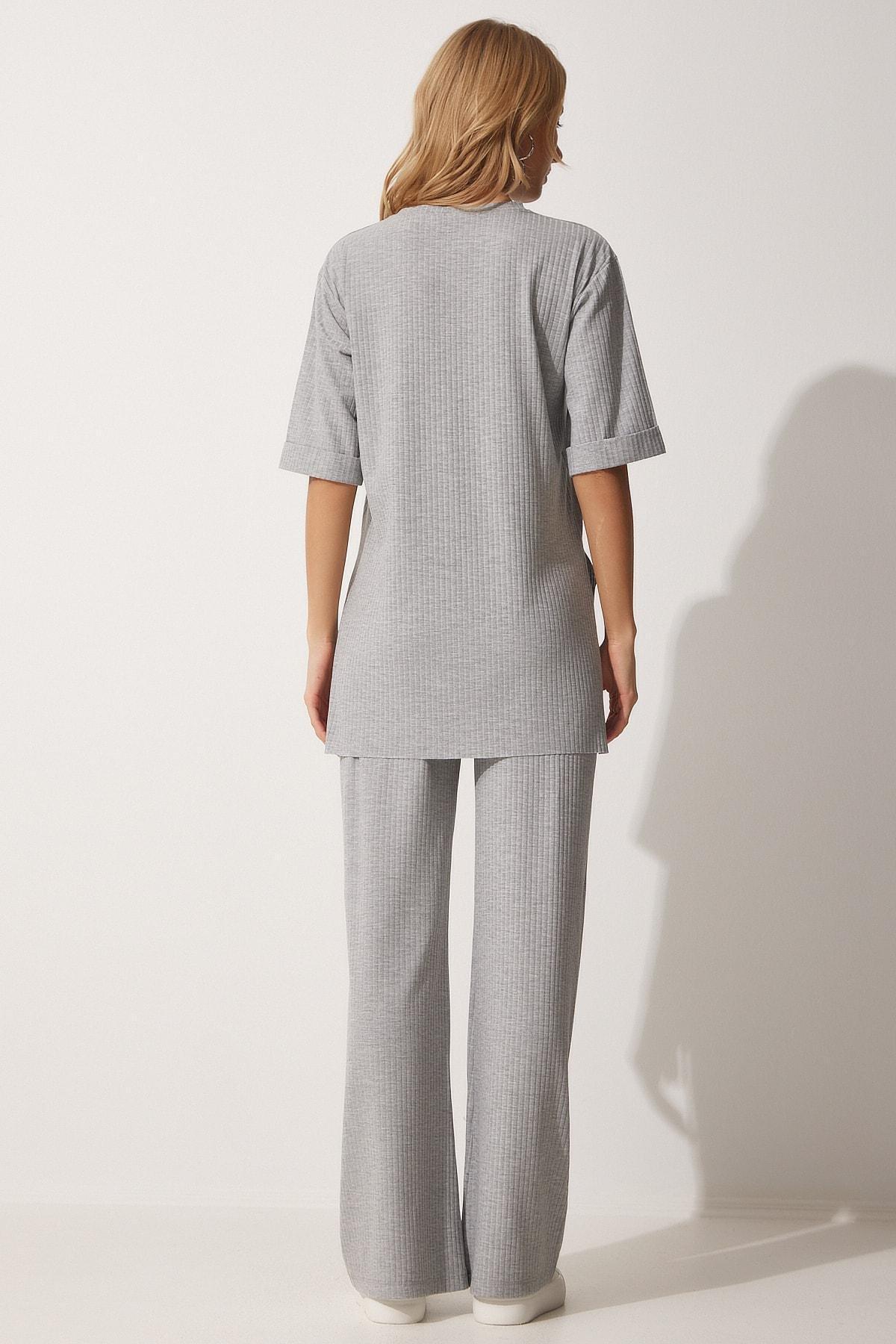 Grey Plain Co-Ord Set, , large image number 3