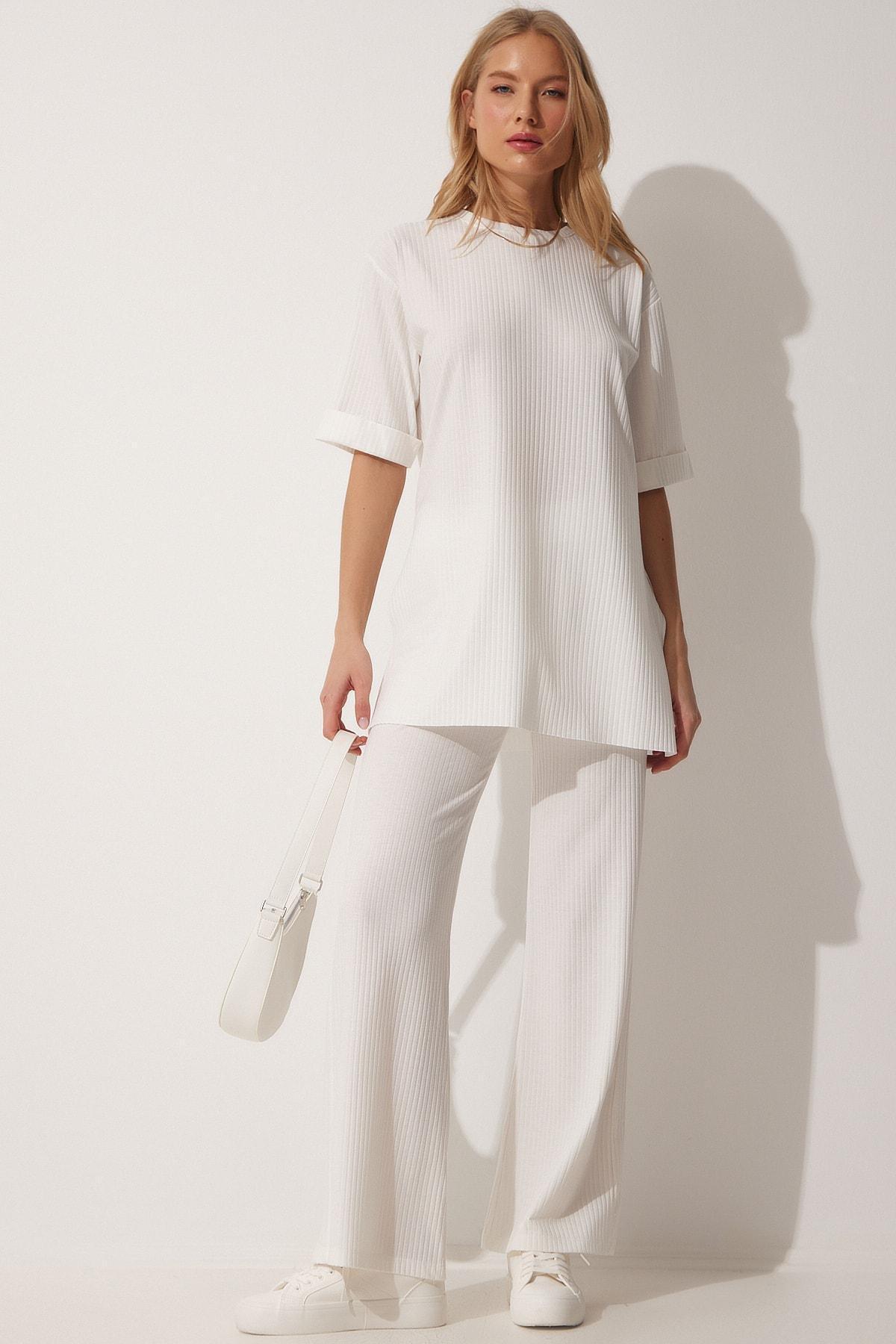 White Plain Co-Ord Set, , large image number 1