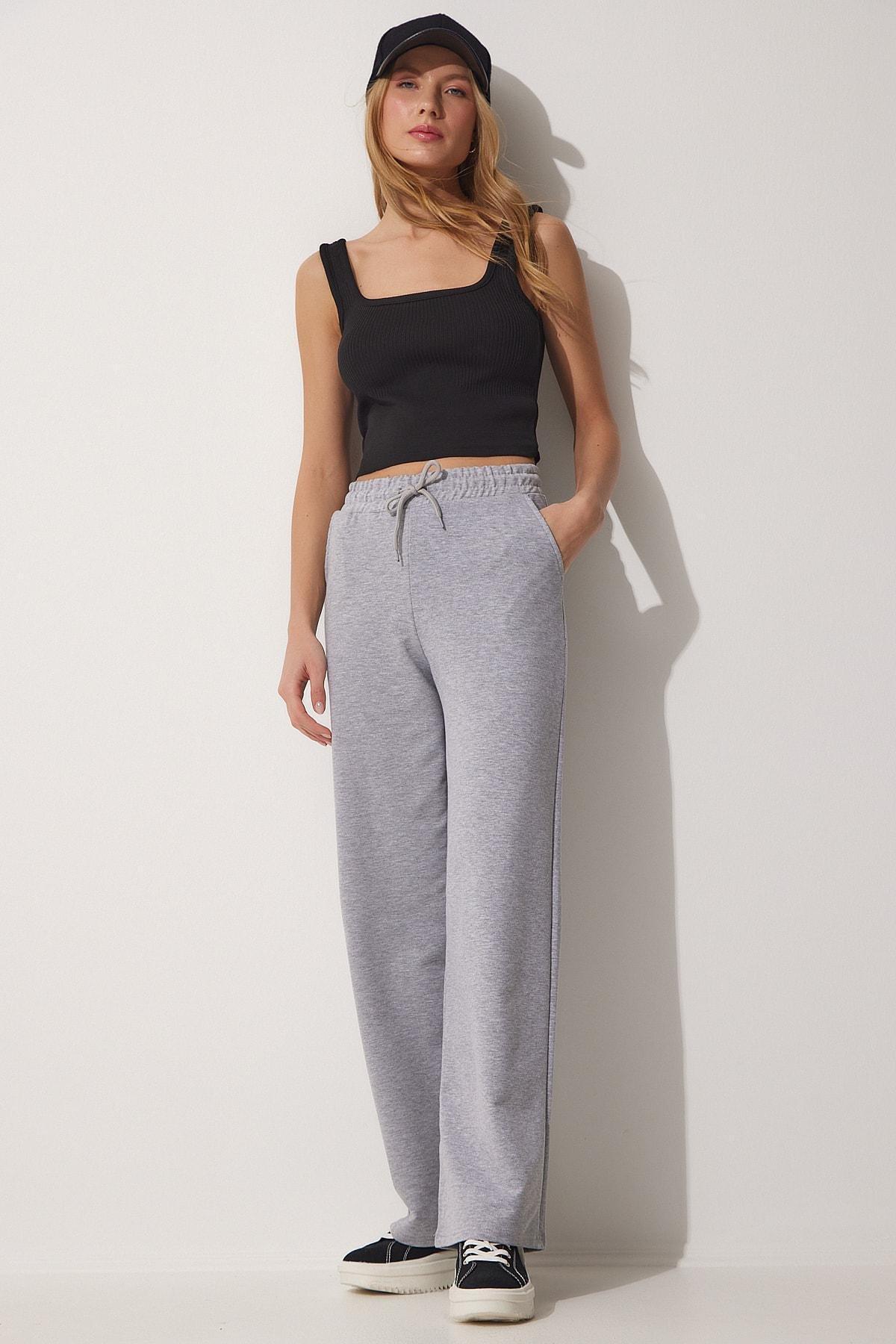 Gray Relaxed Sweatpants, , medium