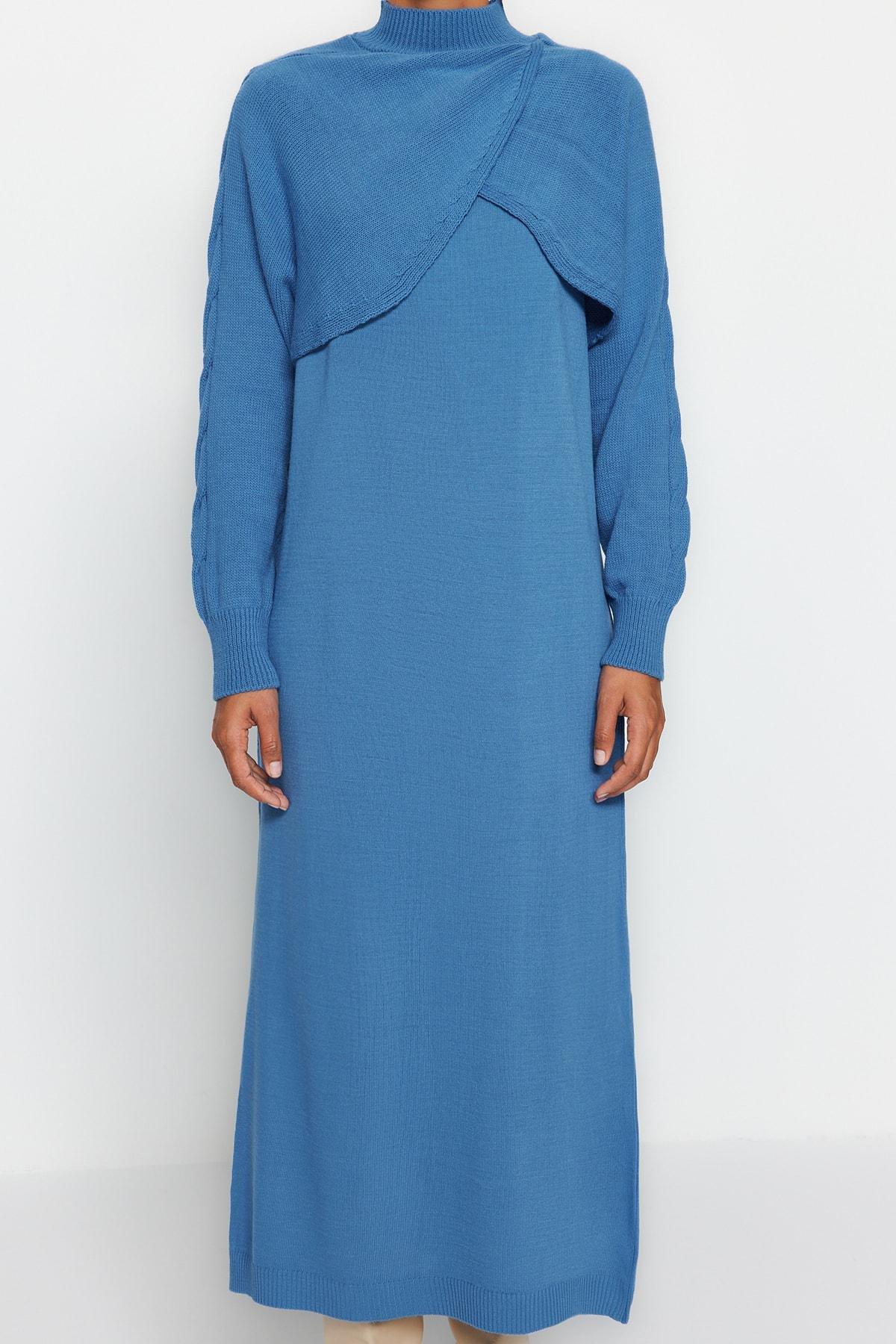 Blue Double-Breasted Co-Ord Set, , large image number 2