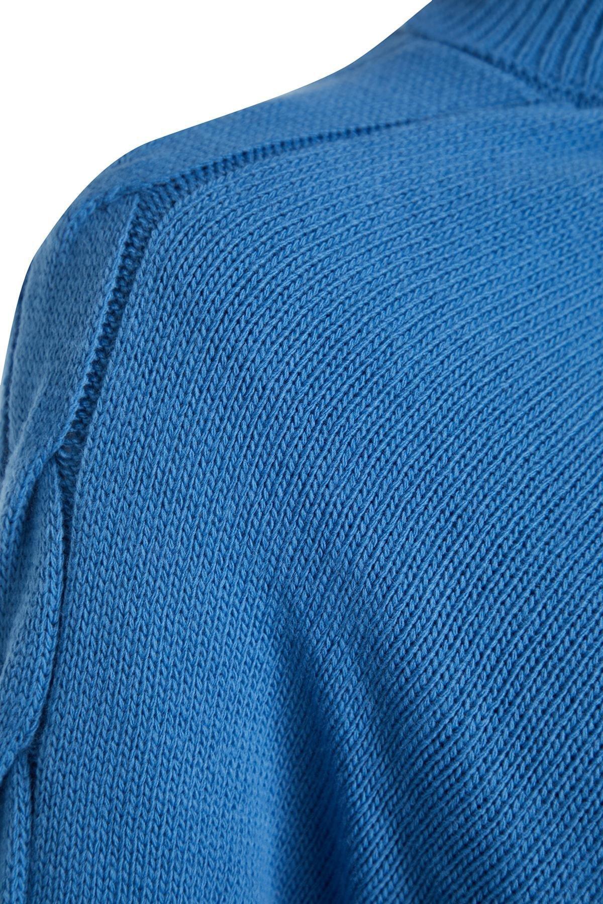 Blue Double-Breasted Co-Ord Set, Indigo, large image number 6