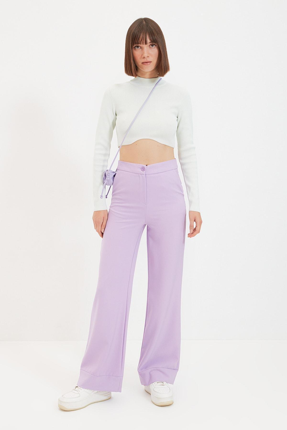 Purple Wide Leg Pant, , large image number 0
