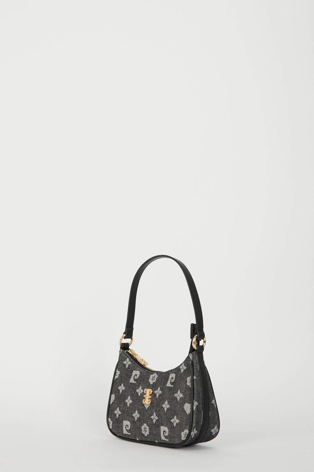 Black Jeans Shoulder Bag, C101_6588, large image number 2