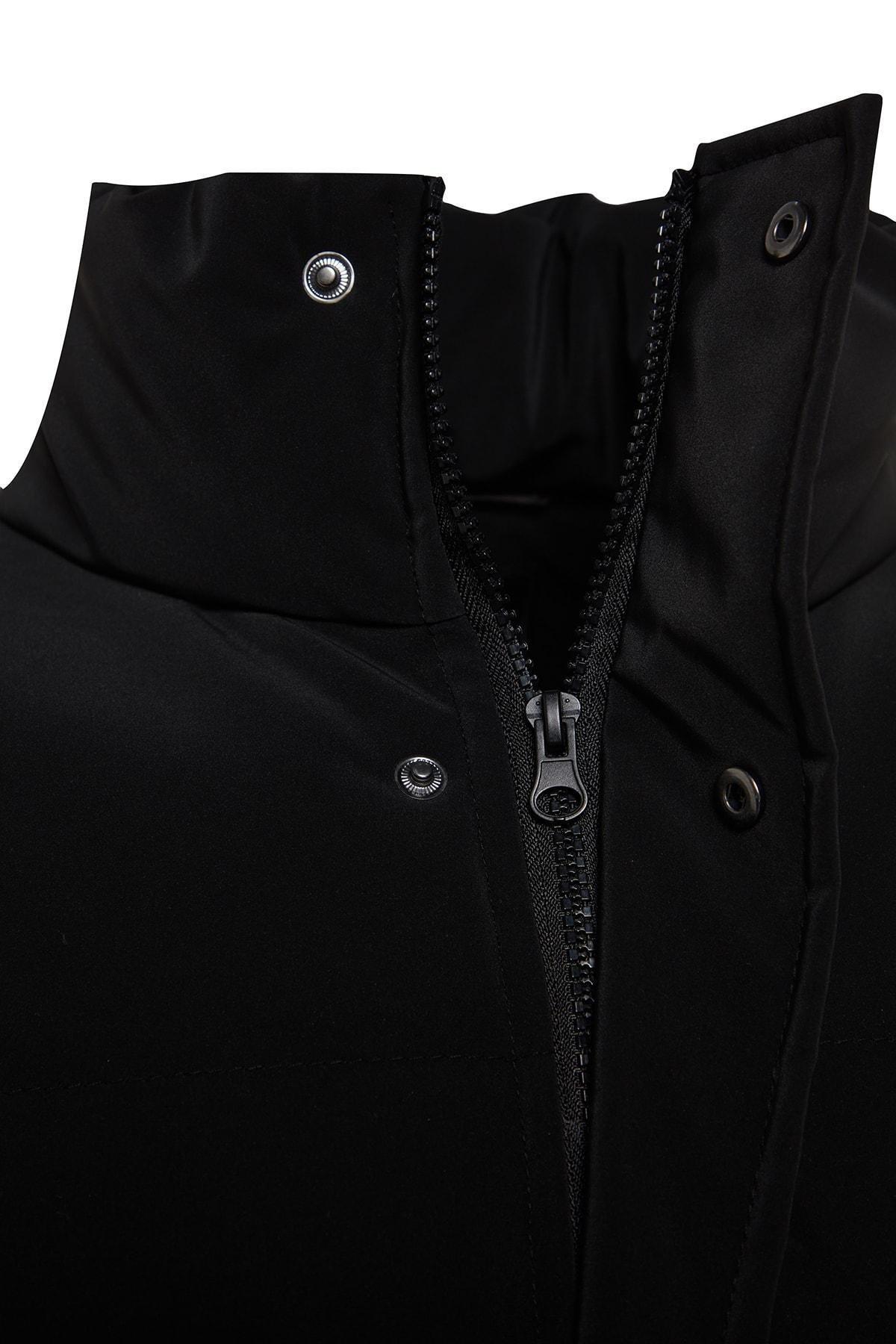 Black Puffer Jacket, , large image number 6