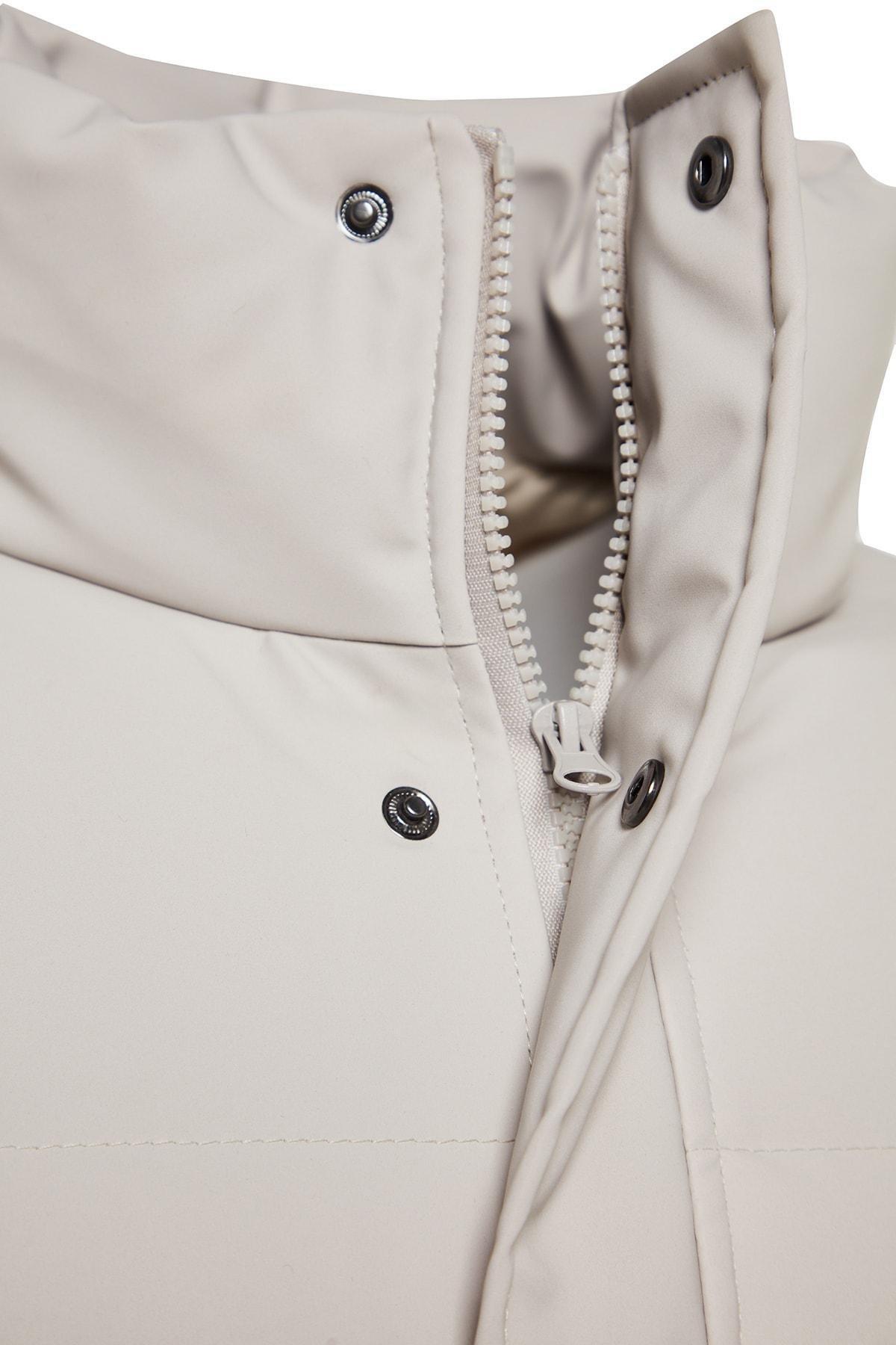Grey Puffer Jacket, , large image number 7