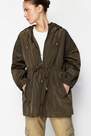 Trendyol - Khaki Basic Hooded Jacket