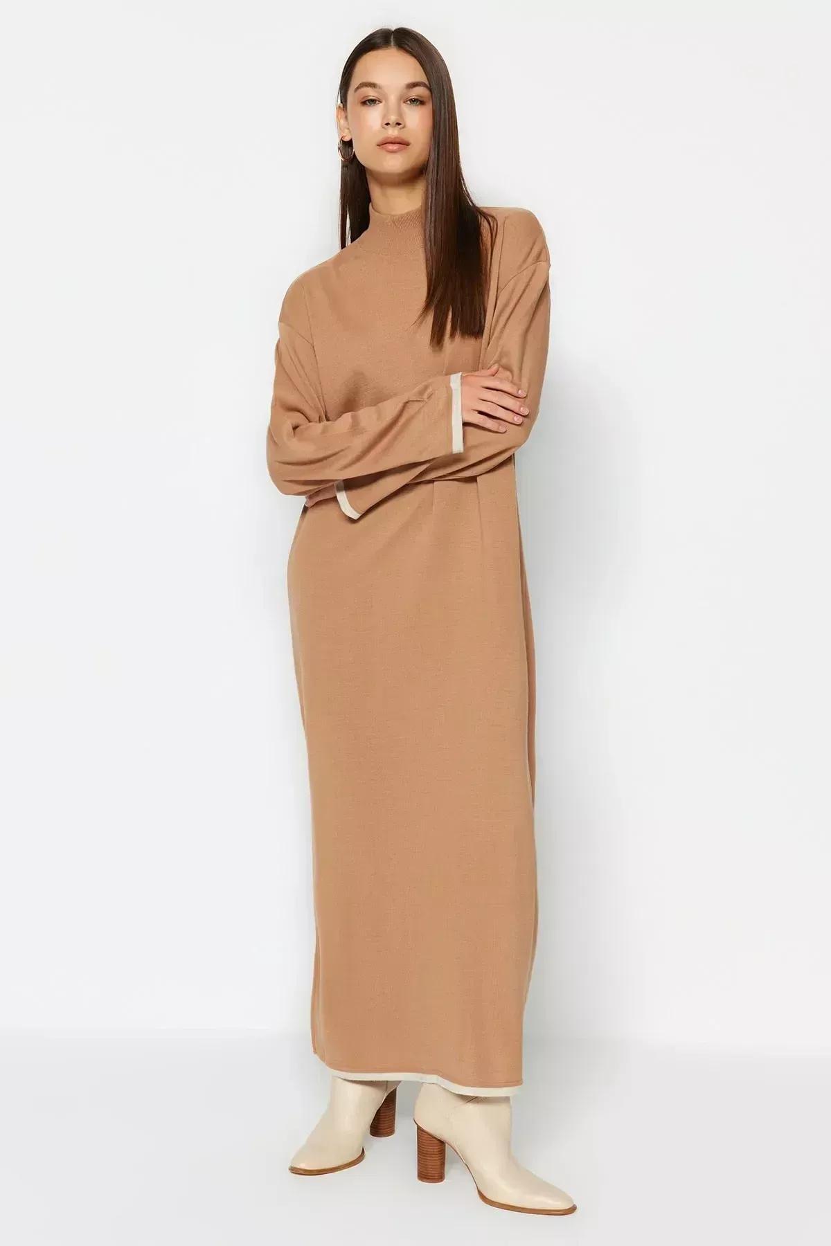 Beige Shift Dress, , large image number 0