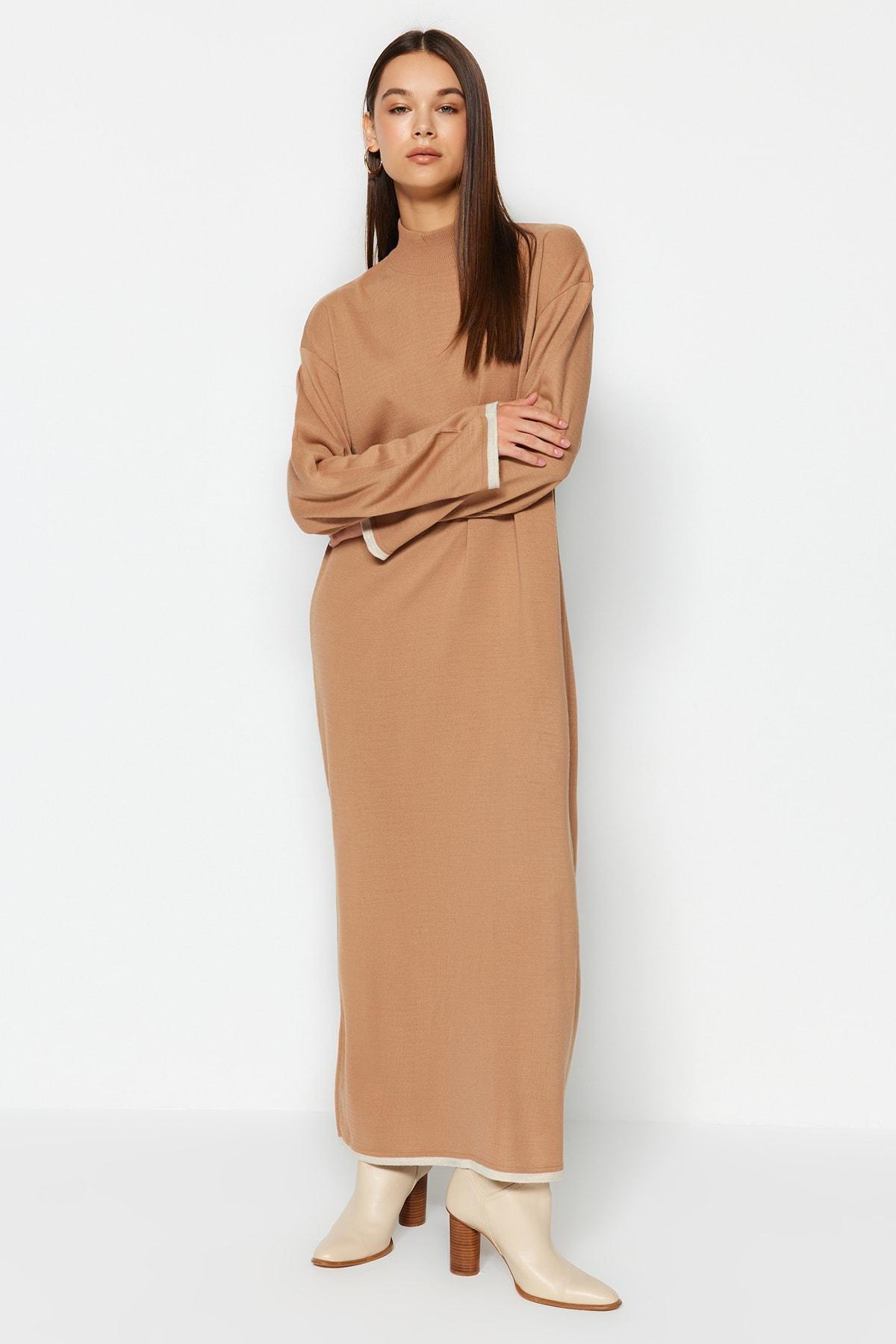 Beige Shift Dress, , medium