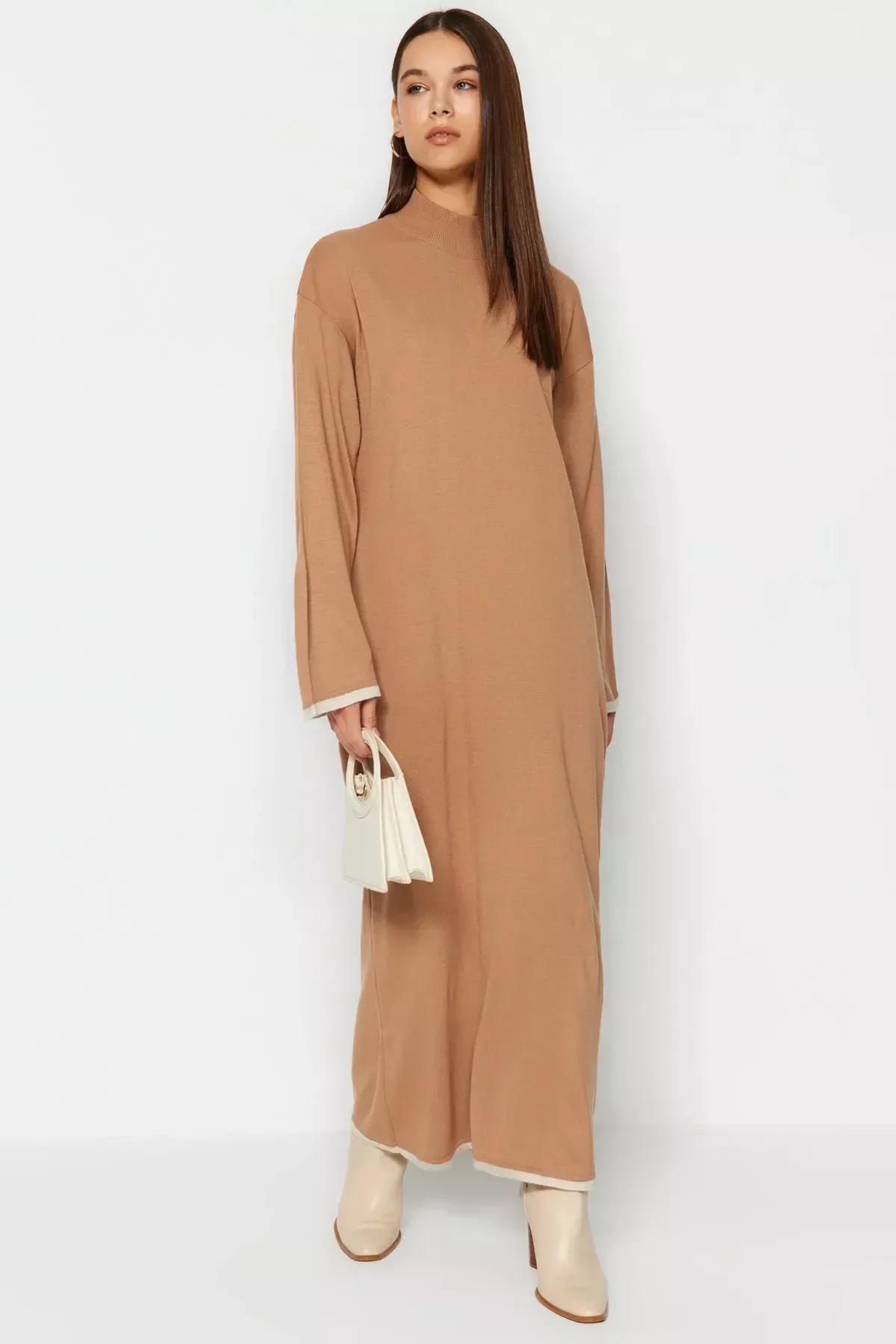Beige Shift Dress, , large image number 1