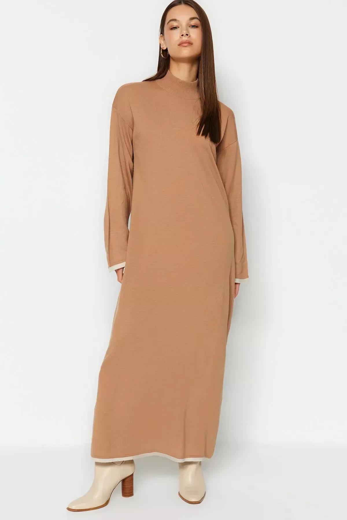 Beige Shift Dress, , large image number 2