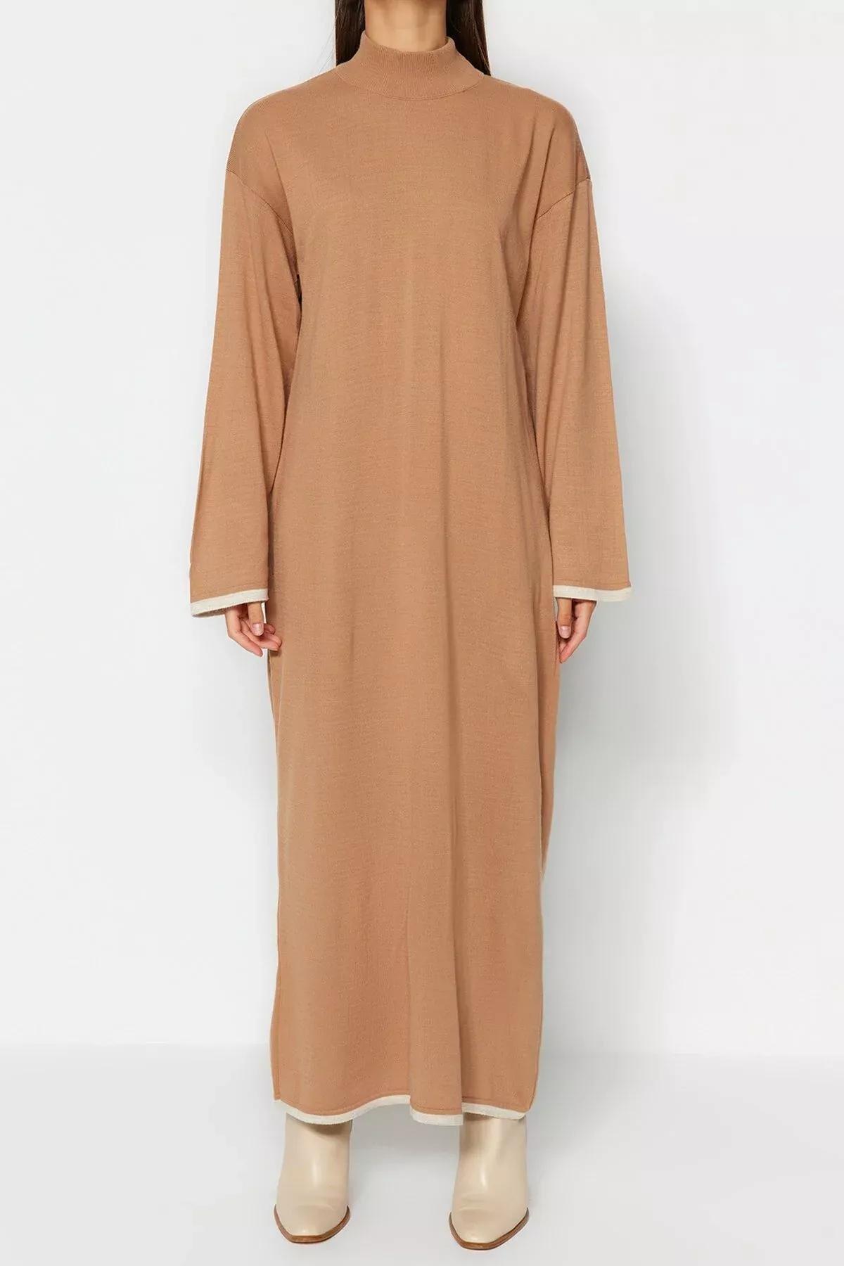 Beige Shift Dress, , large image number 3