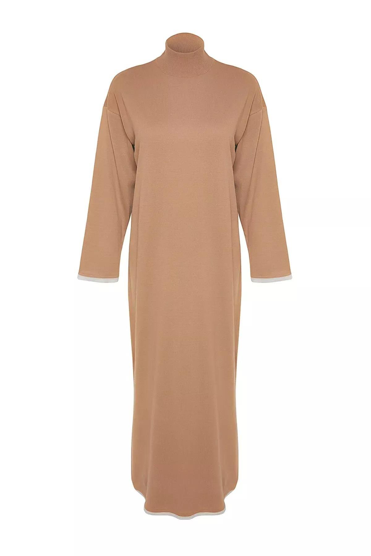 Beige Shift Dress, , large image number 5