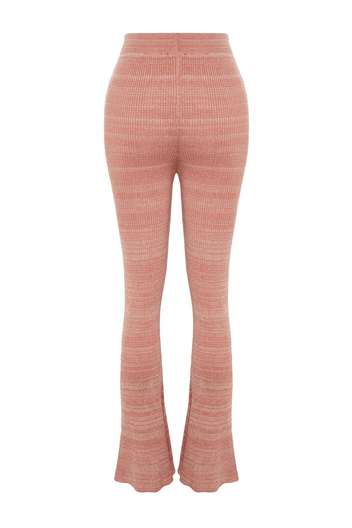Trendyol - Pink Flare Leg Sweater Trousers