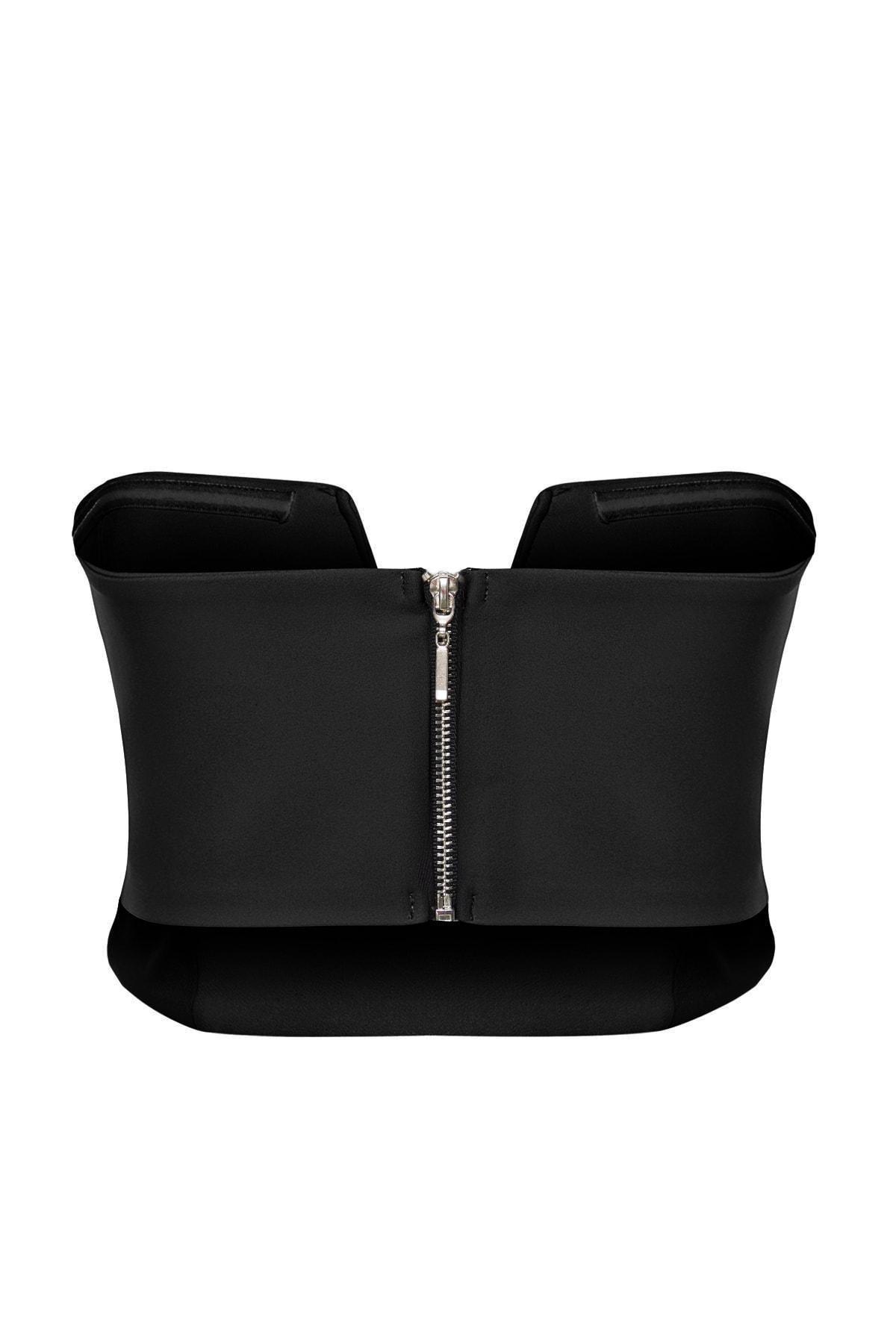 Trendyol - Black Plain Crop Top