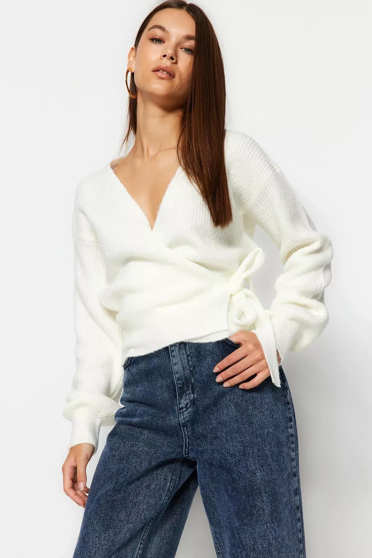 Cream Off-Shoulder Cardigan, , large image number 0