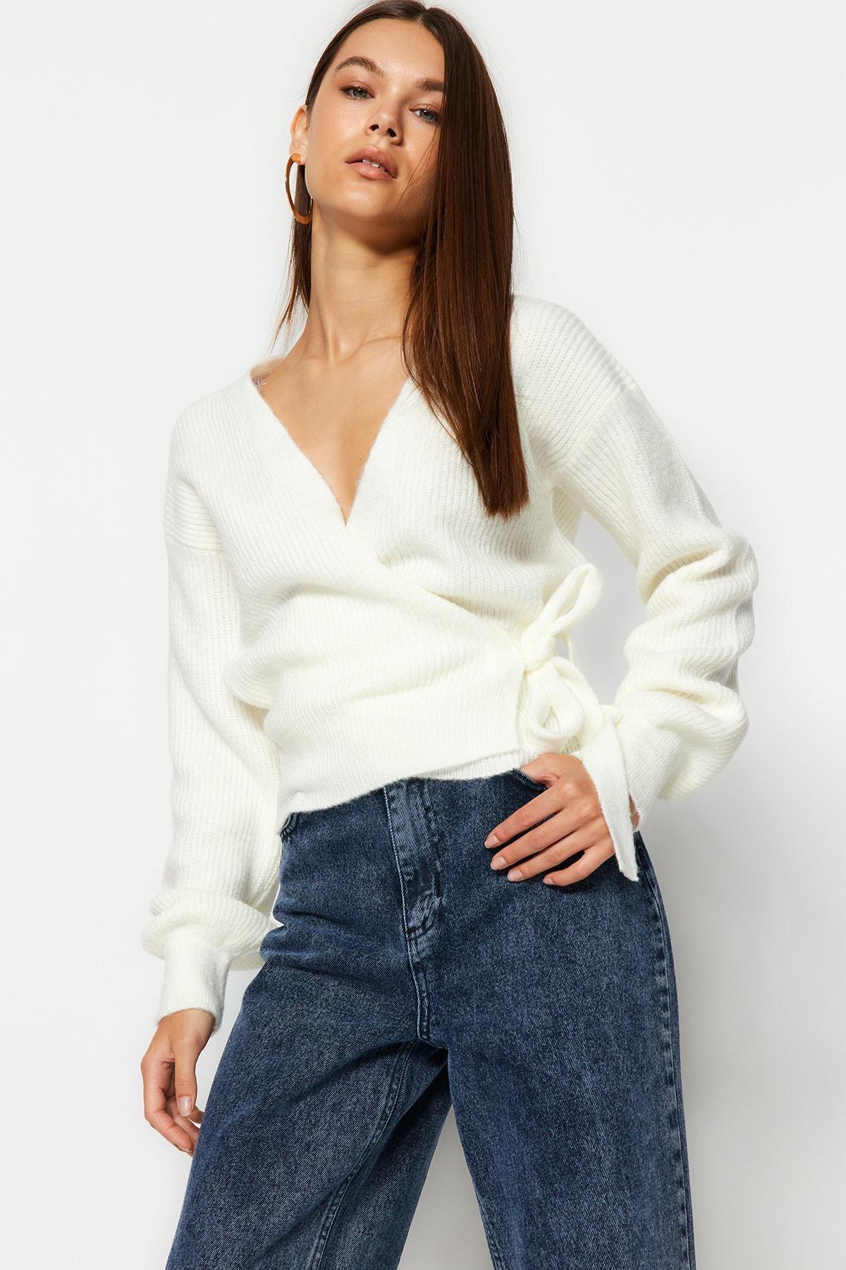 Cream Off-Shoulder Cardigan, , large image number 0