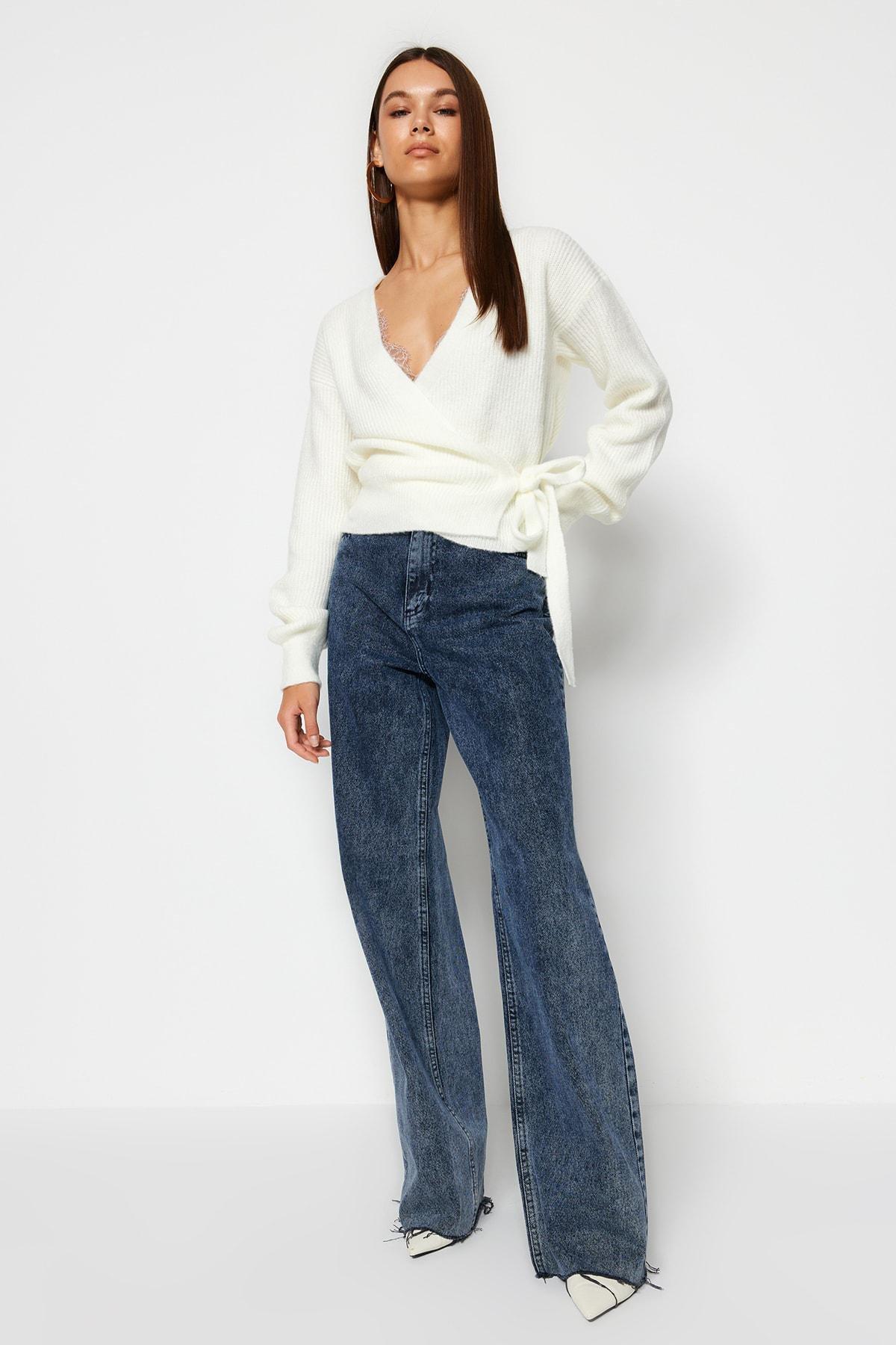 Cream Off-Shoulder Cardigan, , large image number 1