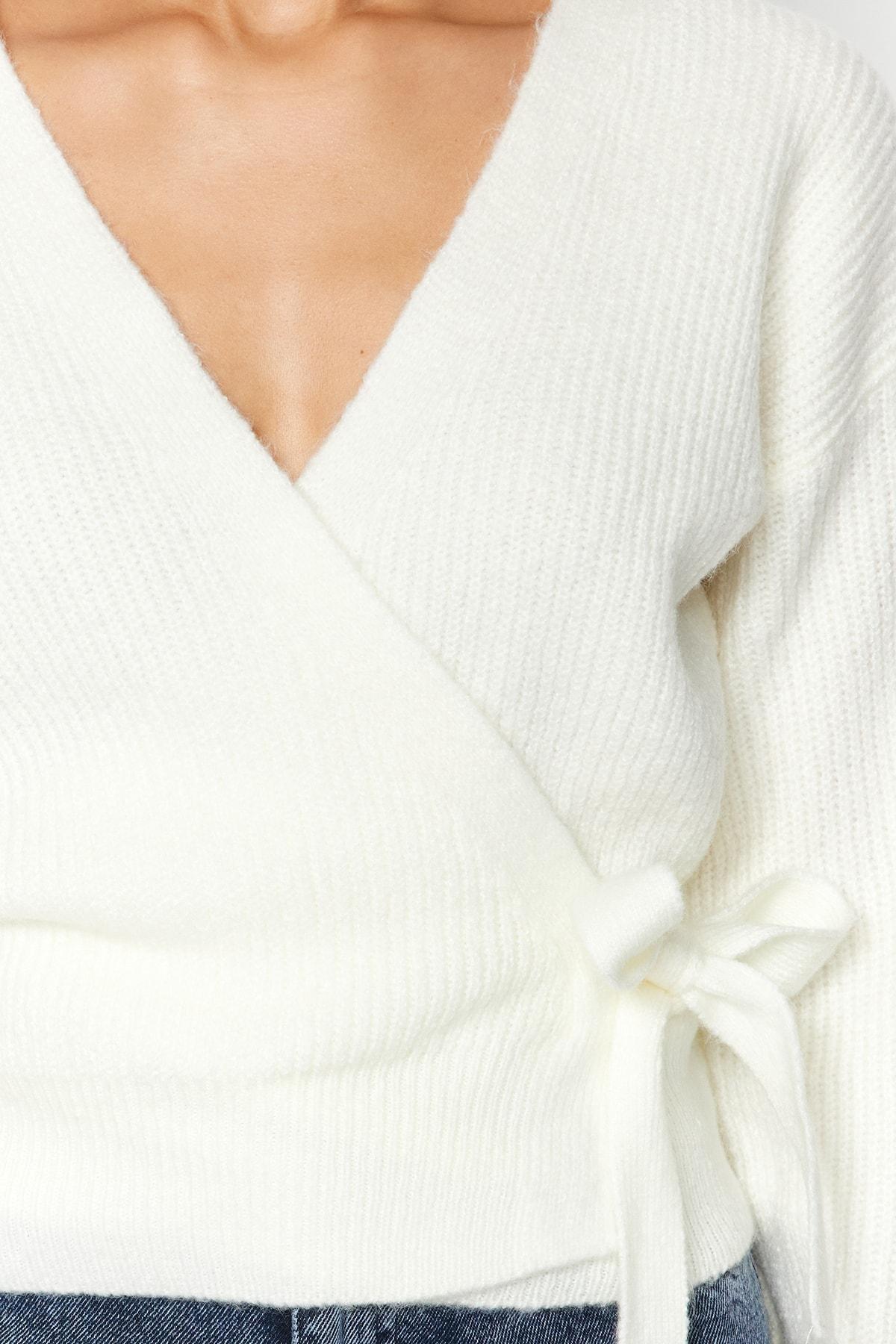 Cream Off-Shoulder Cardigan, , large image number 3